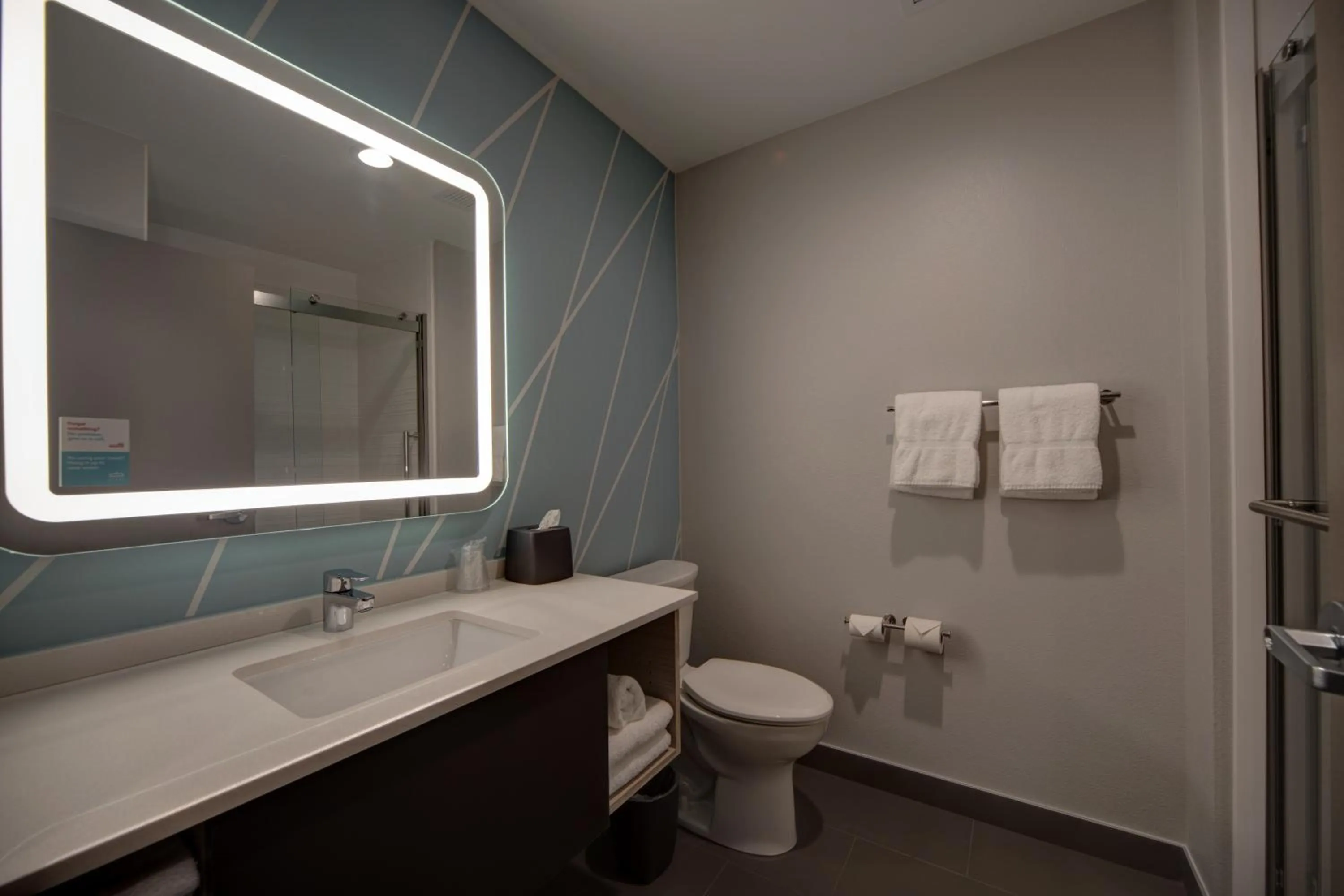 Bathroom in Avid hotel - Oklahoma City - Yukon by IHG