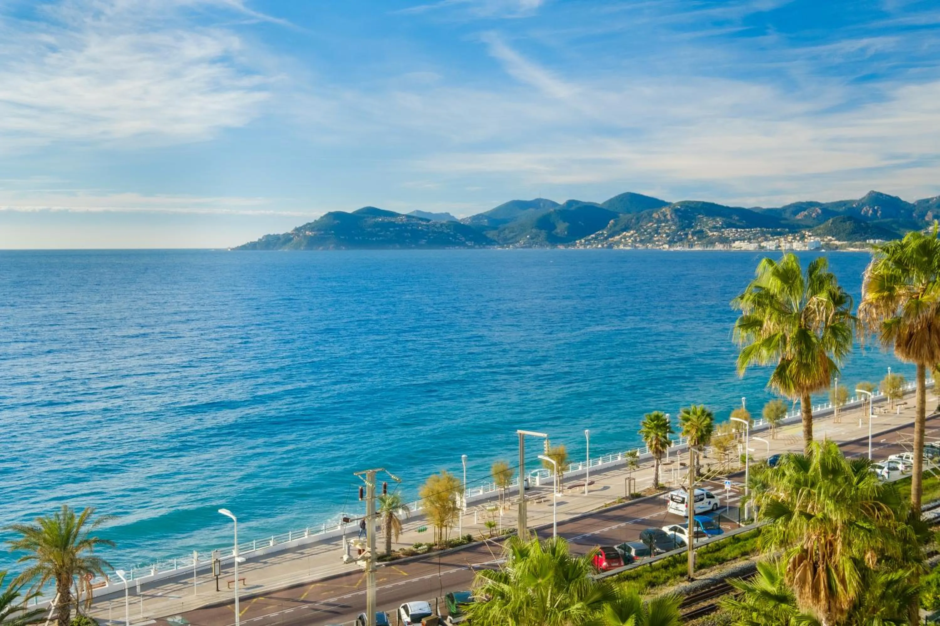 Sea view in Residhotel Villa Maupassant