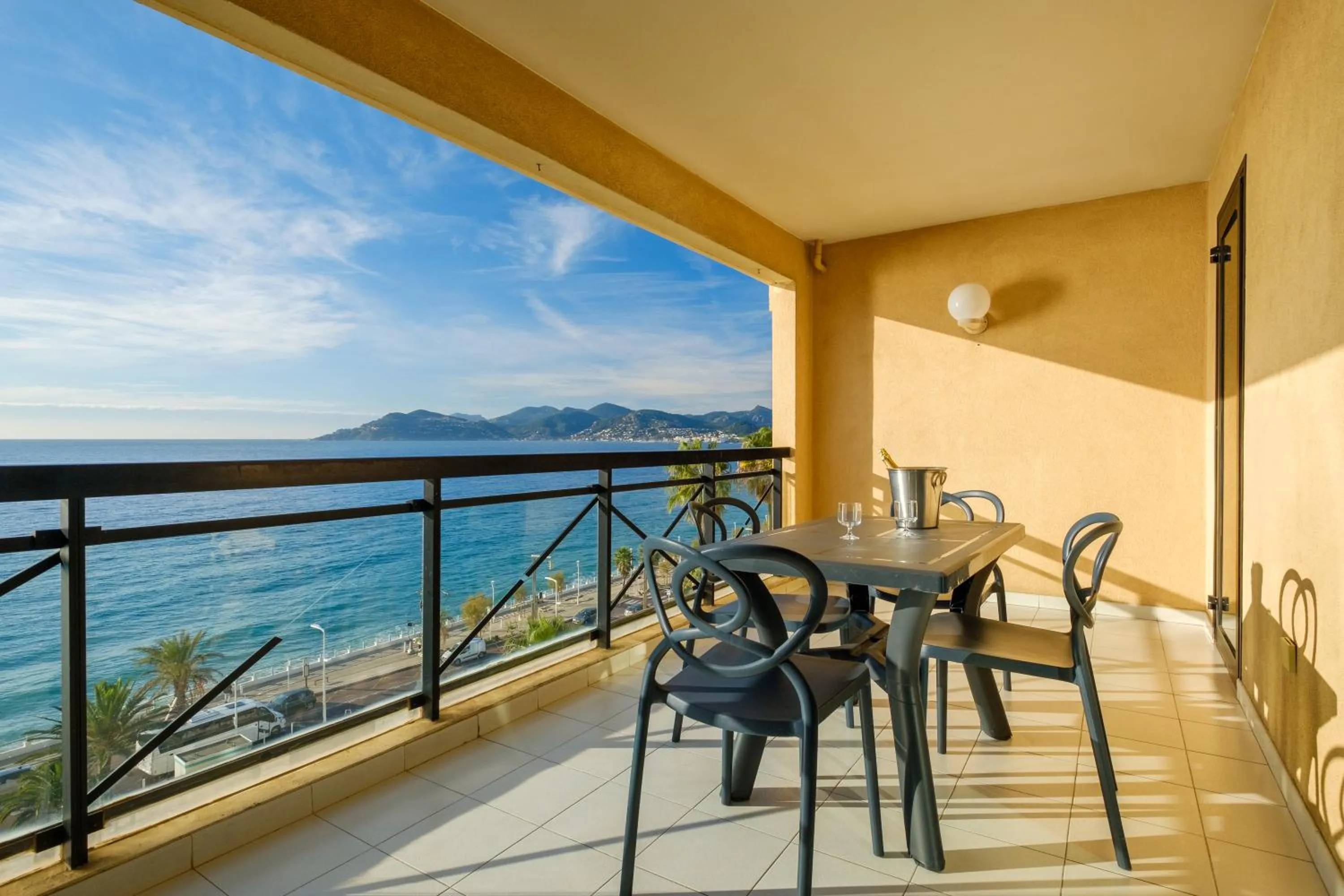 Sea view in Residhotel Villa Maupassant