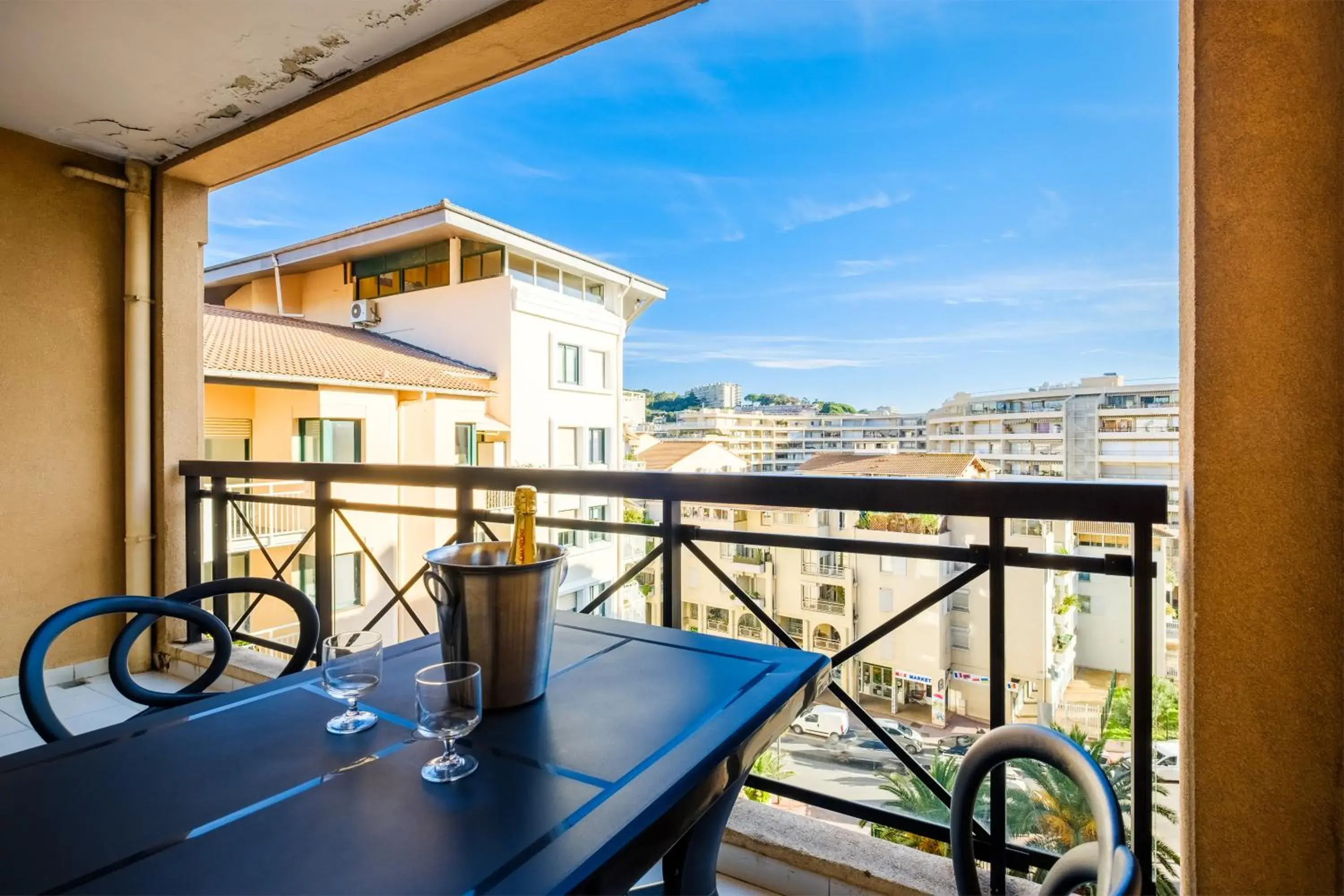 Balcony/Terrace in Residhotel Villa Maupassant Balcony/Terrace in Residhotel Villa Maupassant