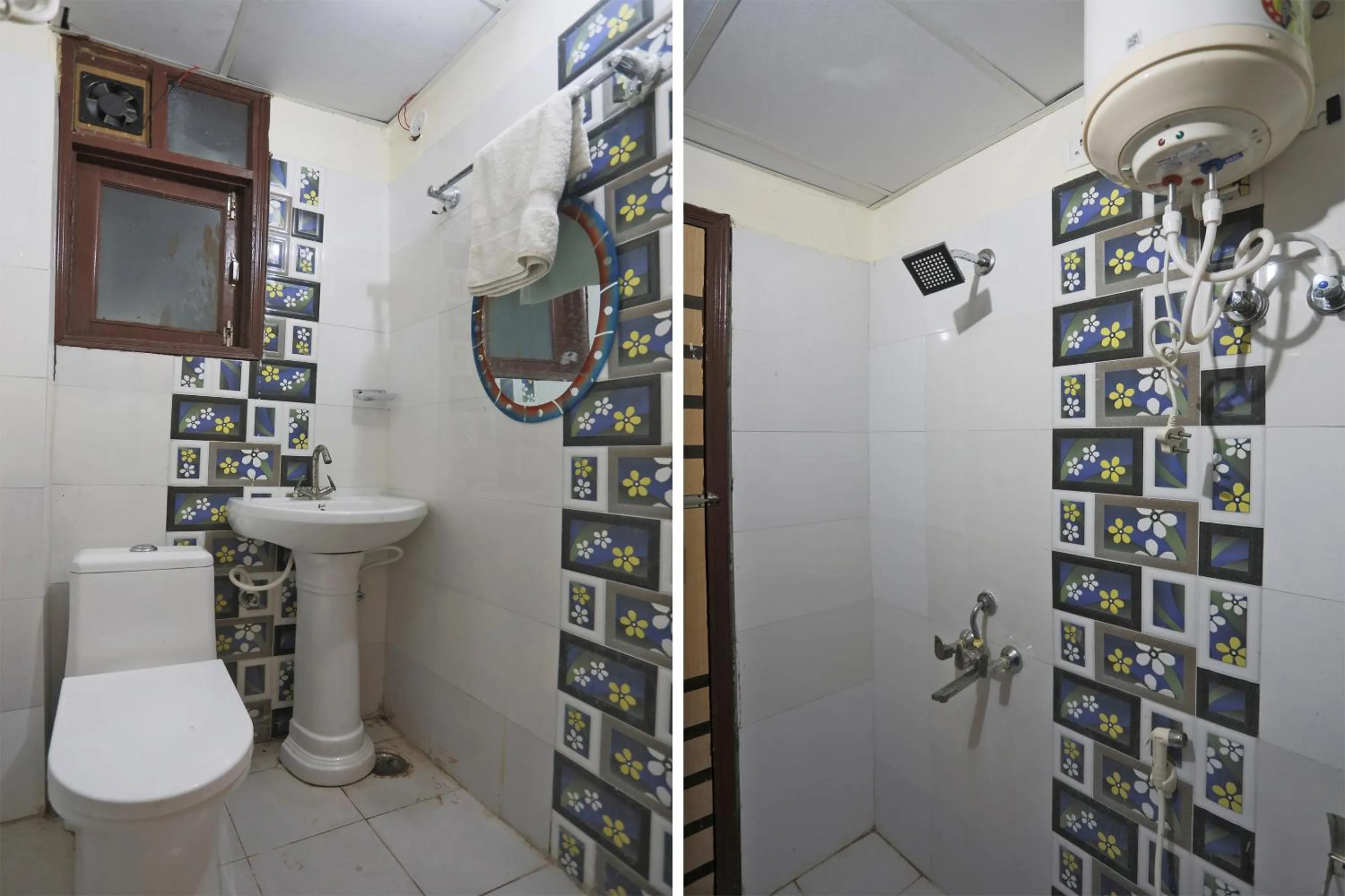 Bathroom in Hotel O A P Residency