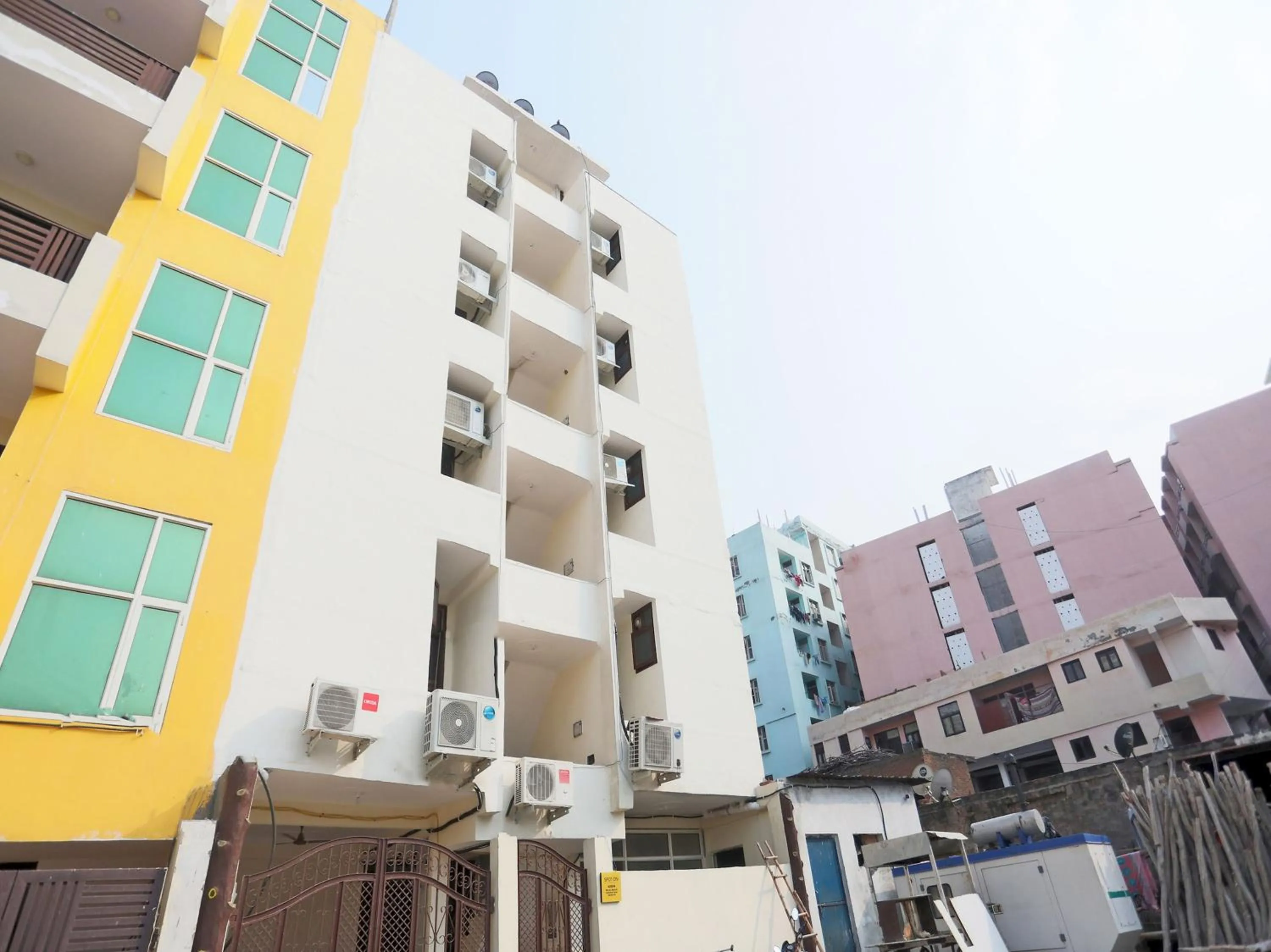 Facade/entrance in Hotel O A P Residency