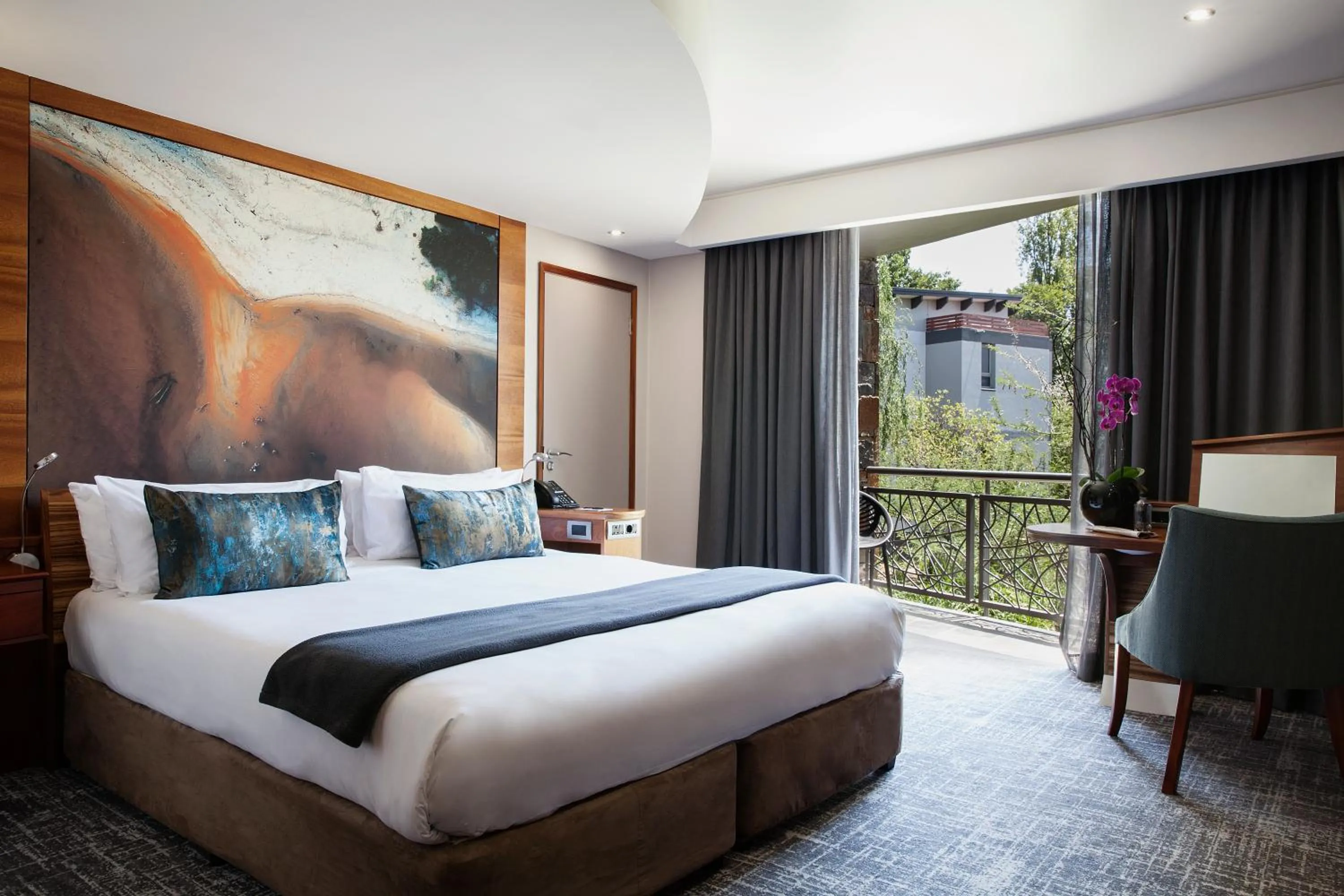 Bed in Seven Villa Hotel & Spa