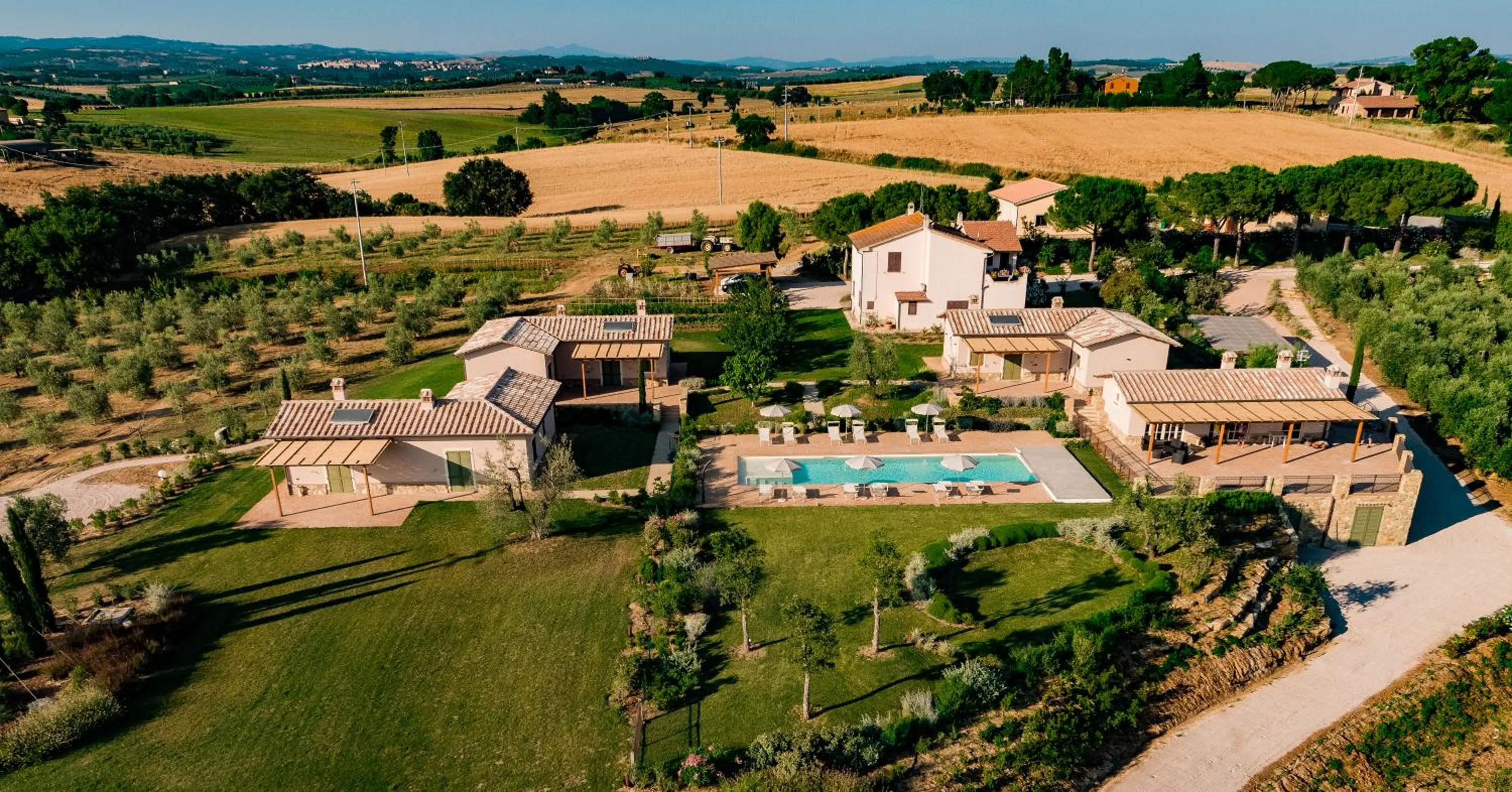 Bird's eye view in Agriturismo Colle Oliveto