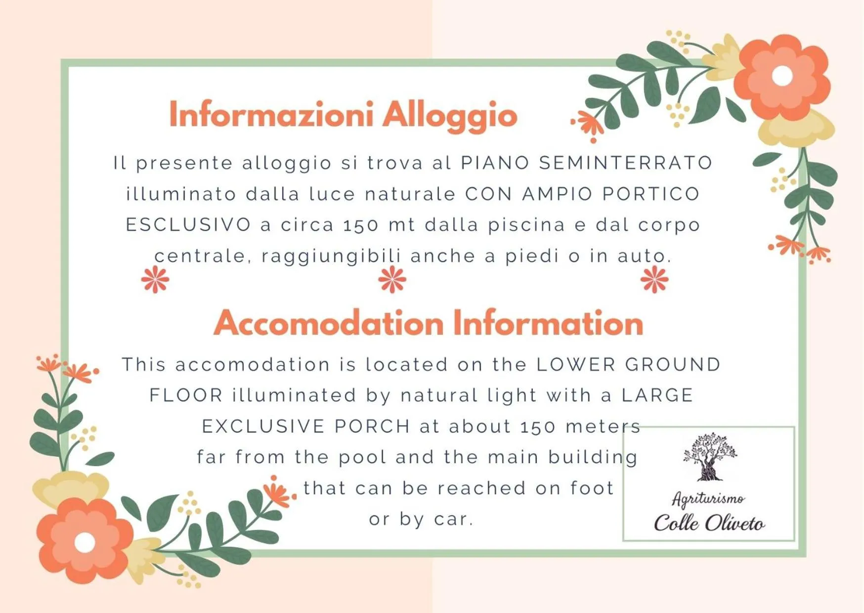 Agriturismo Colle Oliveto