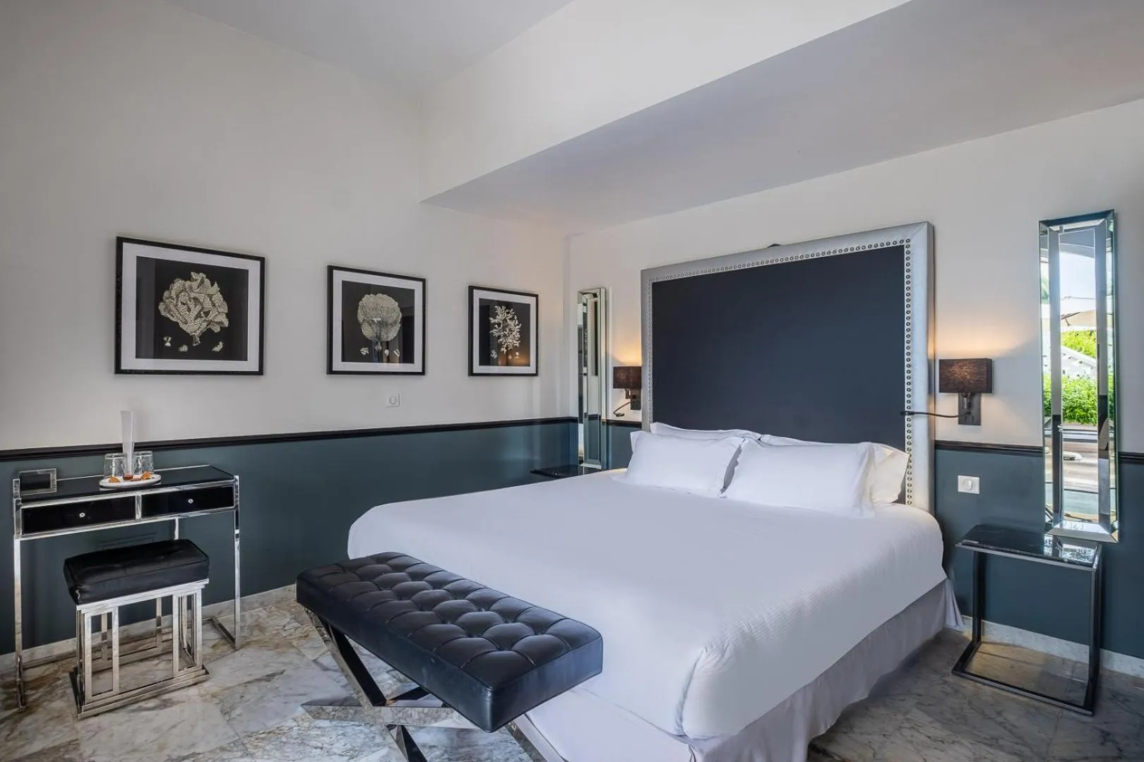 Bed in La Villa Mauresque