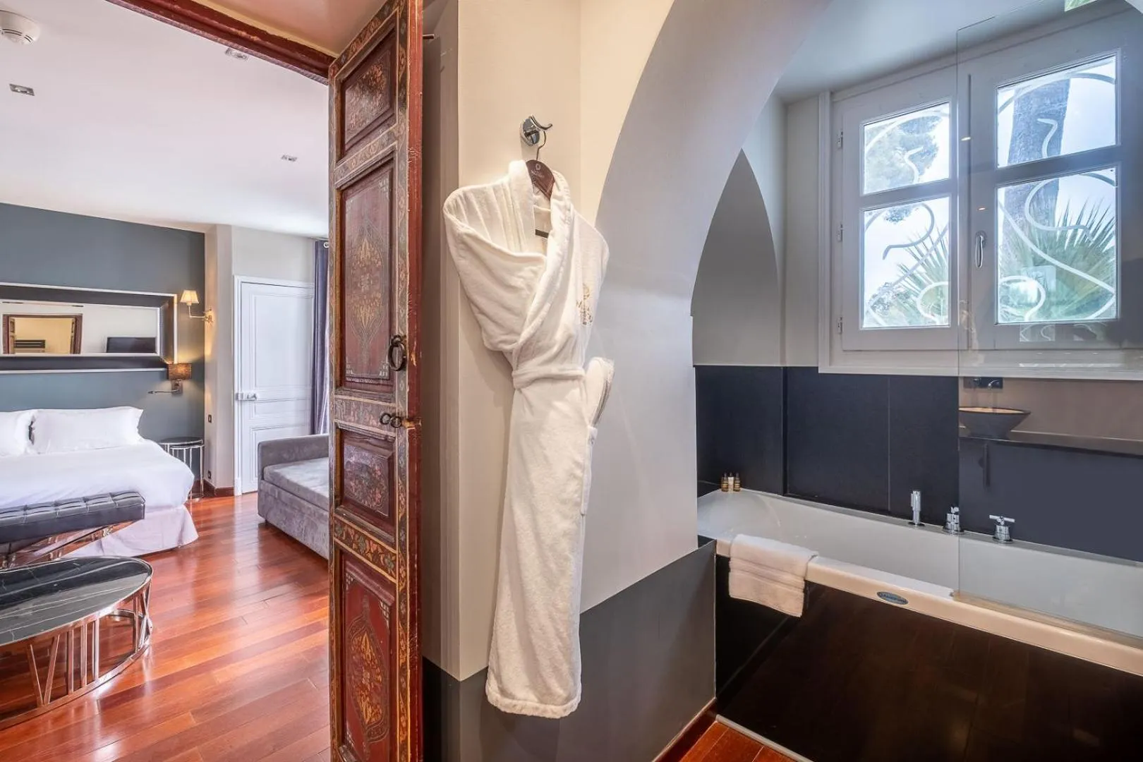 Bed in La Villa Mauresque