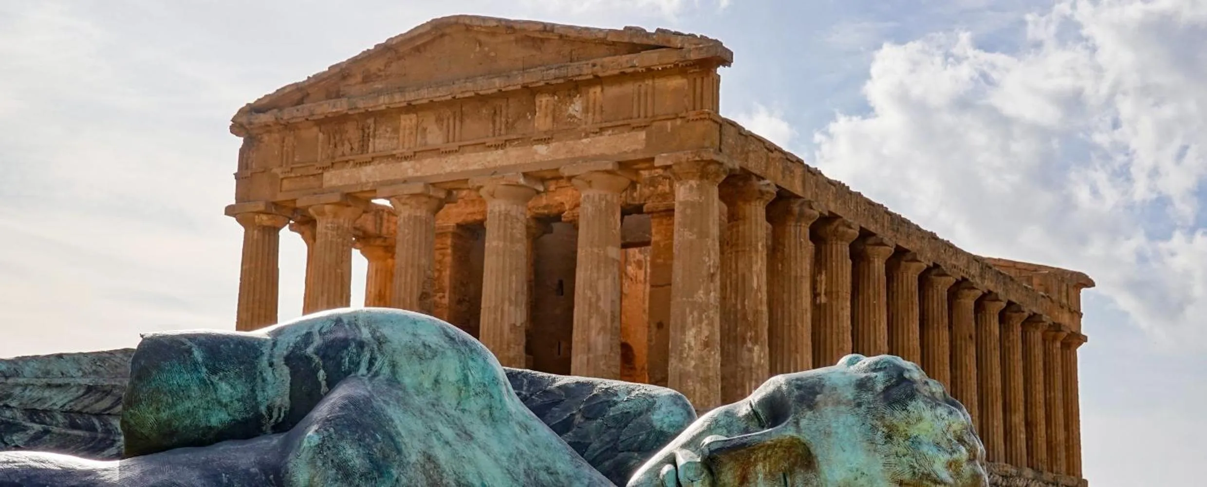 Landmark view in B&B Sicily