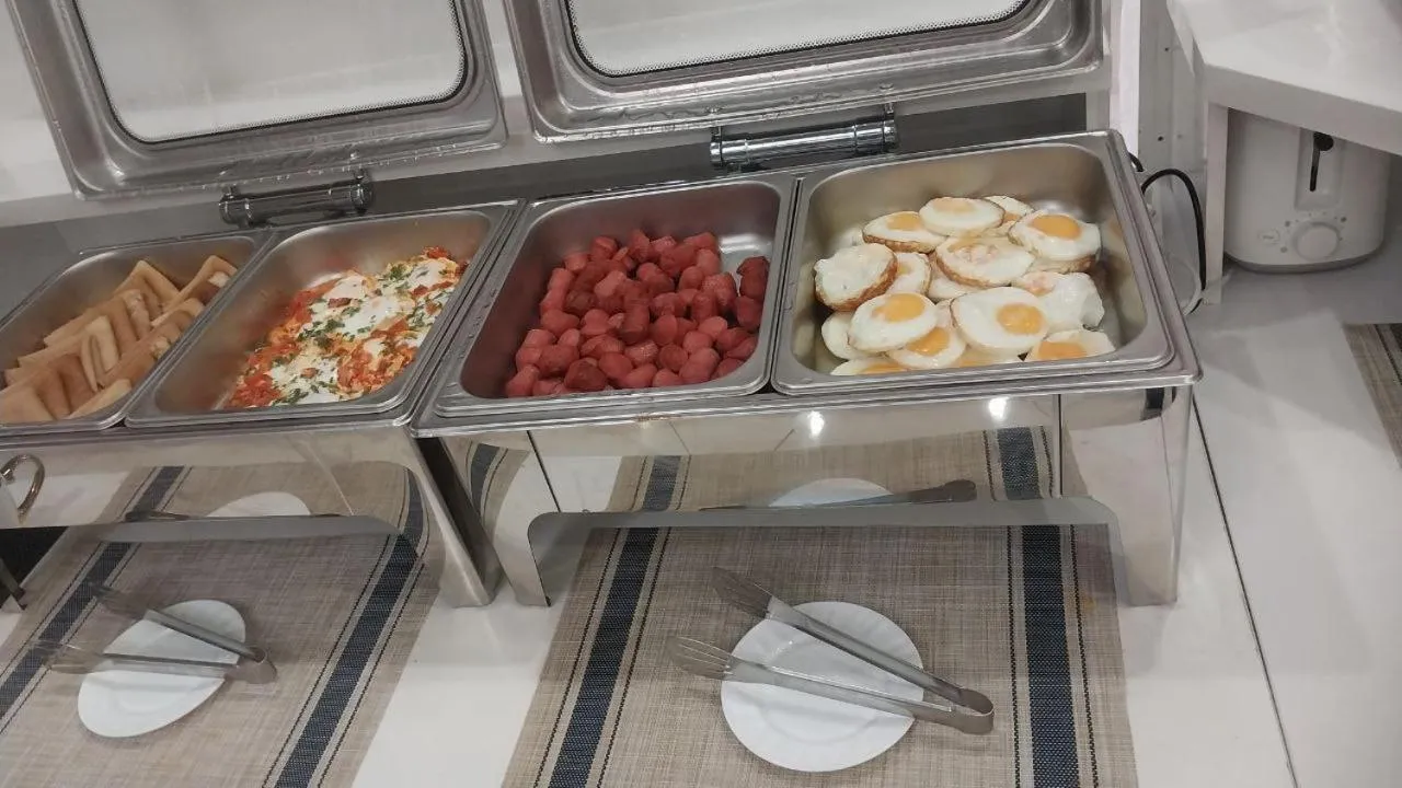 Breakfast in Hotel Khiva Palace