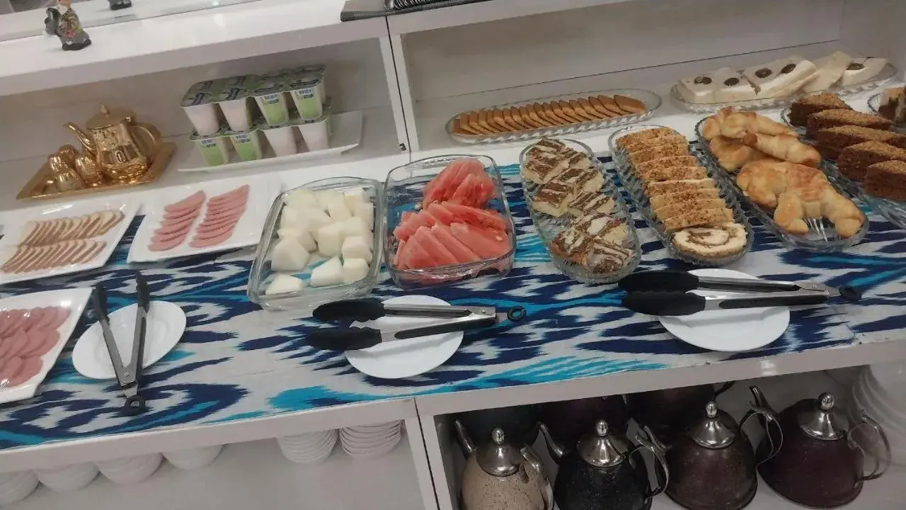 Breakfast in Hotel Khiva Palace Breakfast in Hotel Khiva Palace