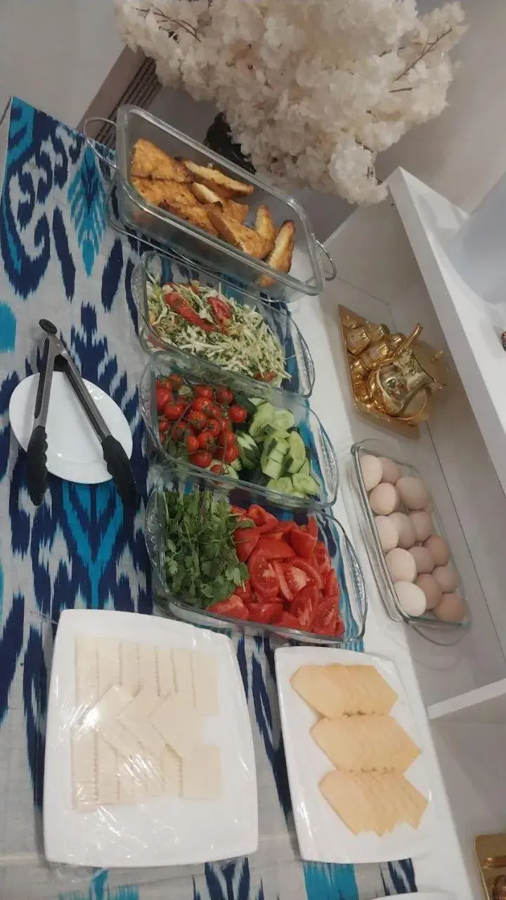 Breakfast in Hotel Khiva Palace Breakfast in Hotel Khiva Palace