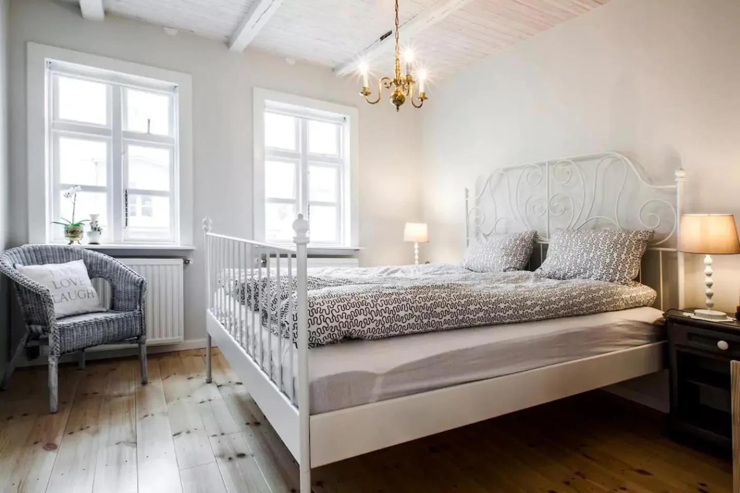 Bed in Grey Apartments