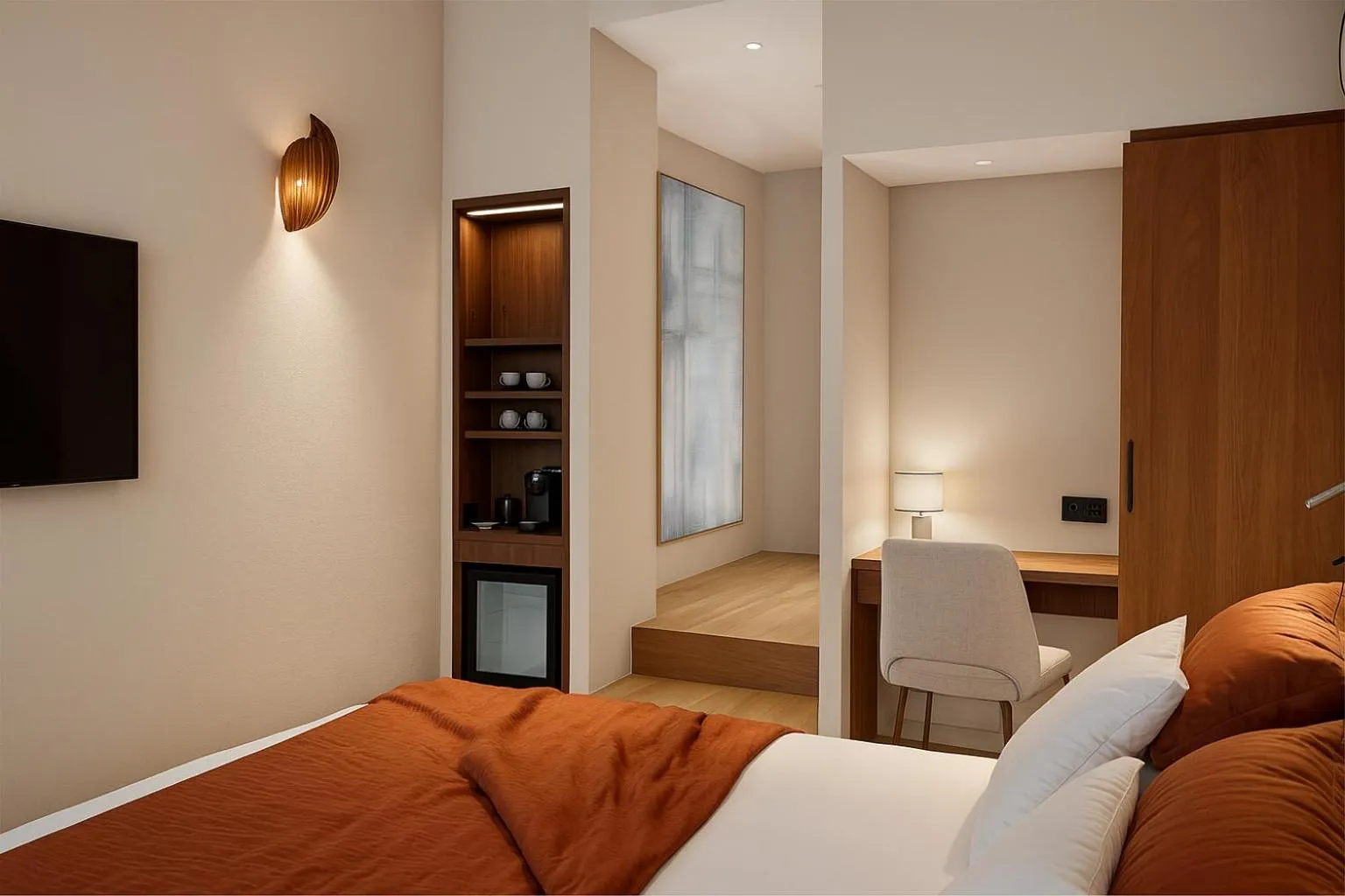 minibar in Hôtel de l'Horloge