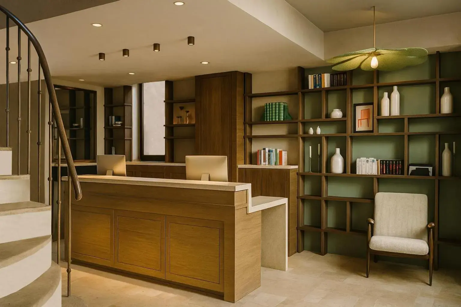 Lobby or reception in Hôtel de l'Horloge Lobby or reception in Hôtel de l'Horloge