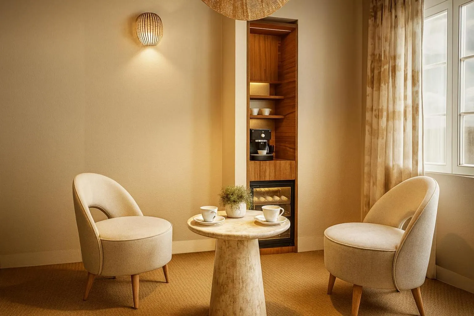 Seating area in Hôtel de l'Horloge