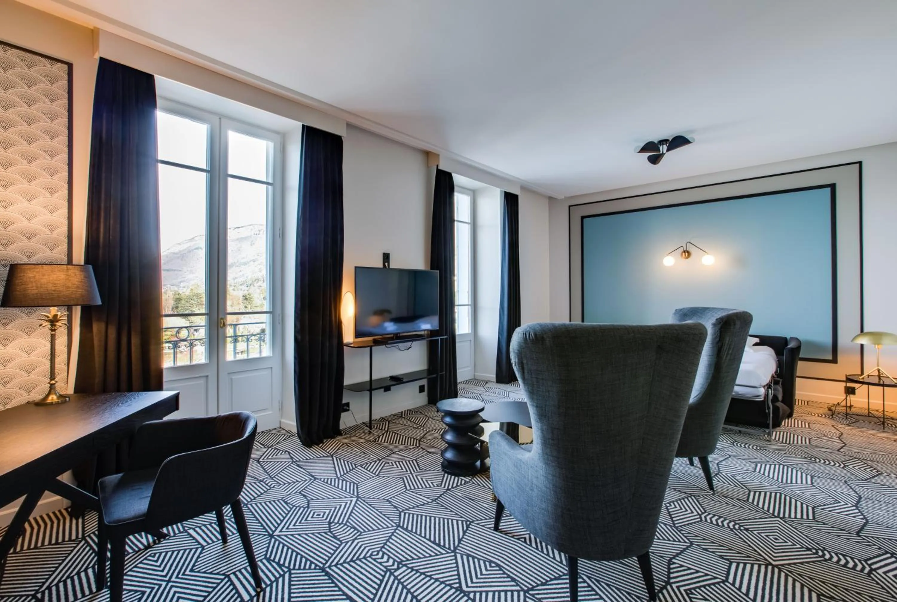 Seating area in Le Palace De Menthon