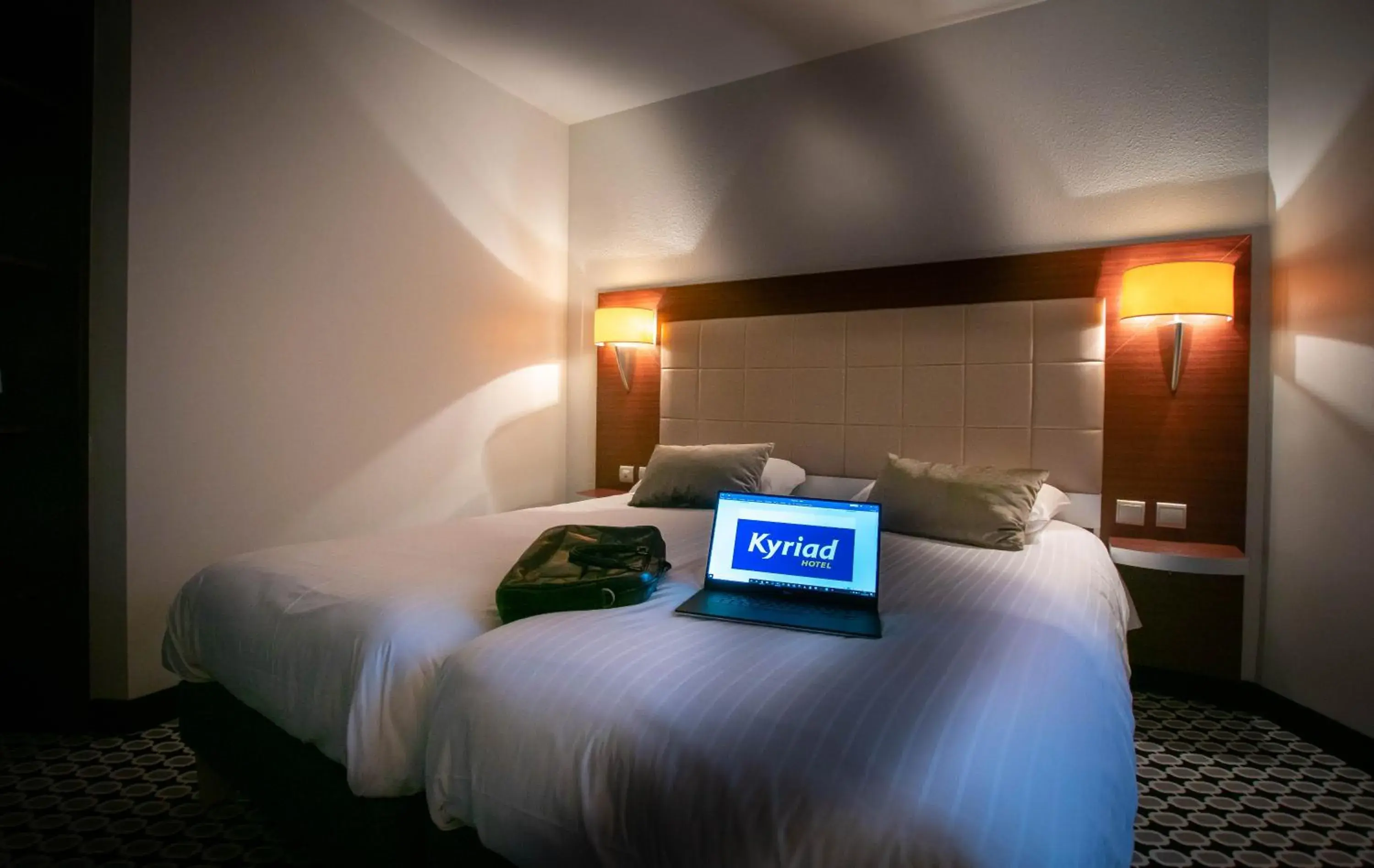 Bed in Kyriad Limoges Centre Gare - Atrium Bed in Kyriad Limoges Centre Gare - Atrium