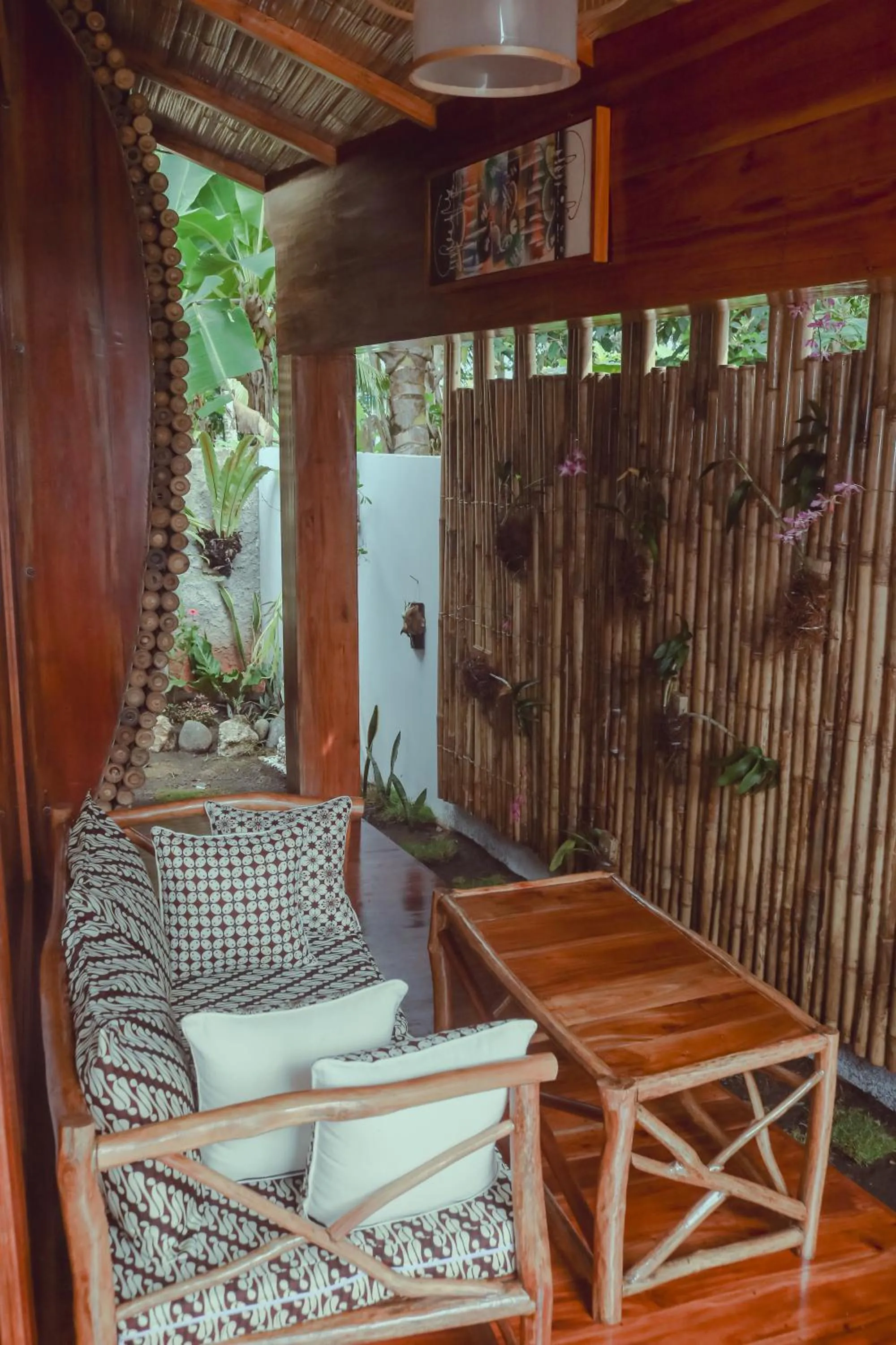 Balcony/Terrace in Lagoona Beach Bungalows - Eco Bungalows Batukaras