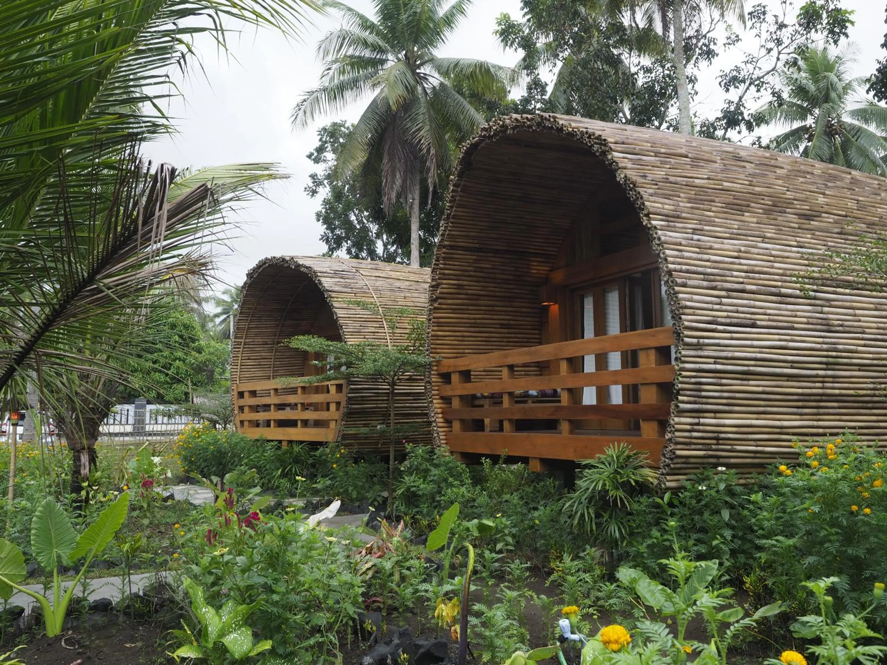 Balcony/Terrace in Lagoona Beach Bungalows - Eco Bungalows Batukaras