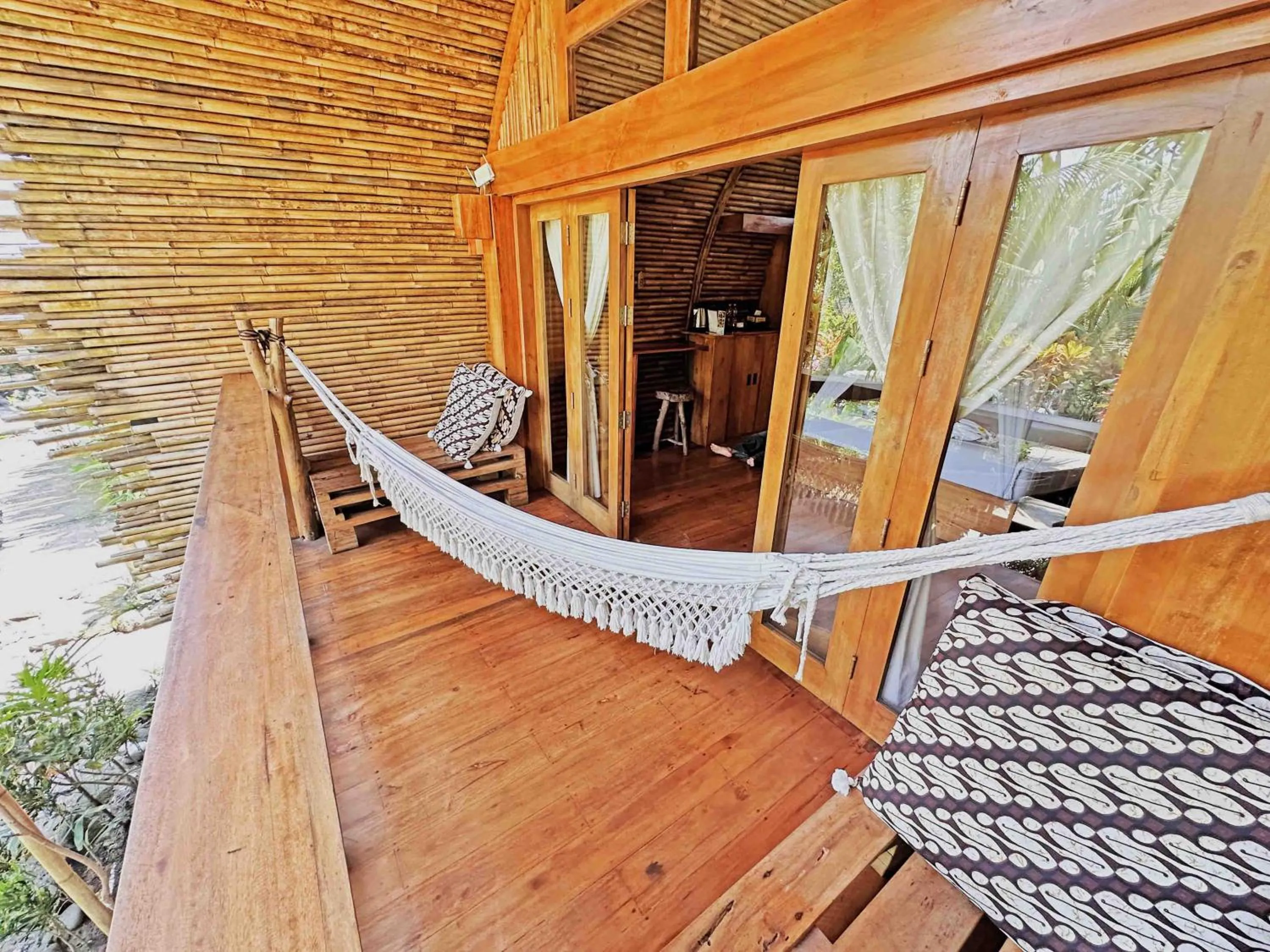 View (from property/room) in Lagoona Beach Bungalows - Eco Bungalows Batukaras