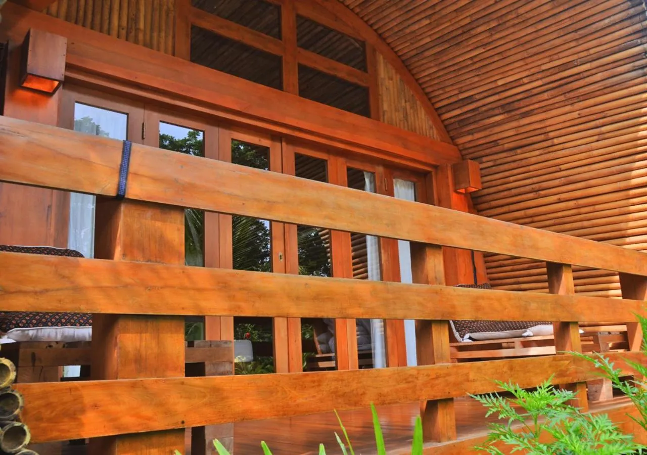 Balcony/Terrace in Lagoona Beach Bungalows - Eco Bungalows Batukaras