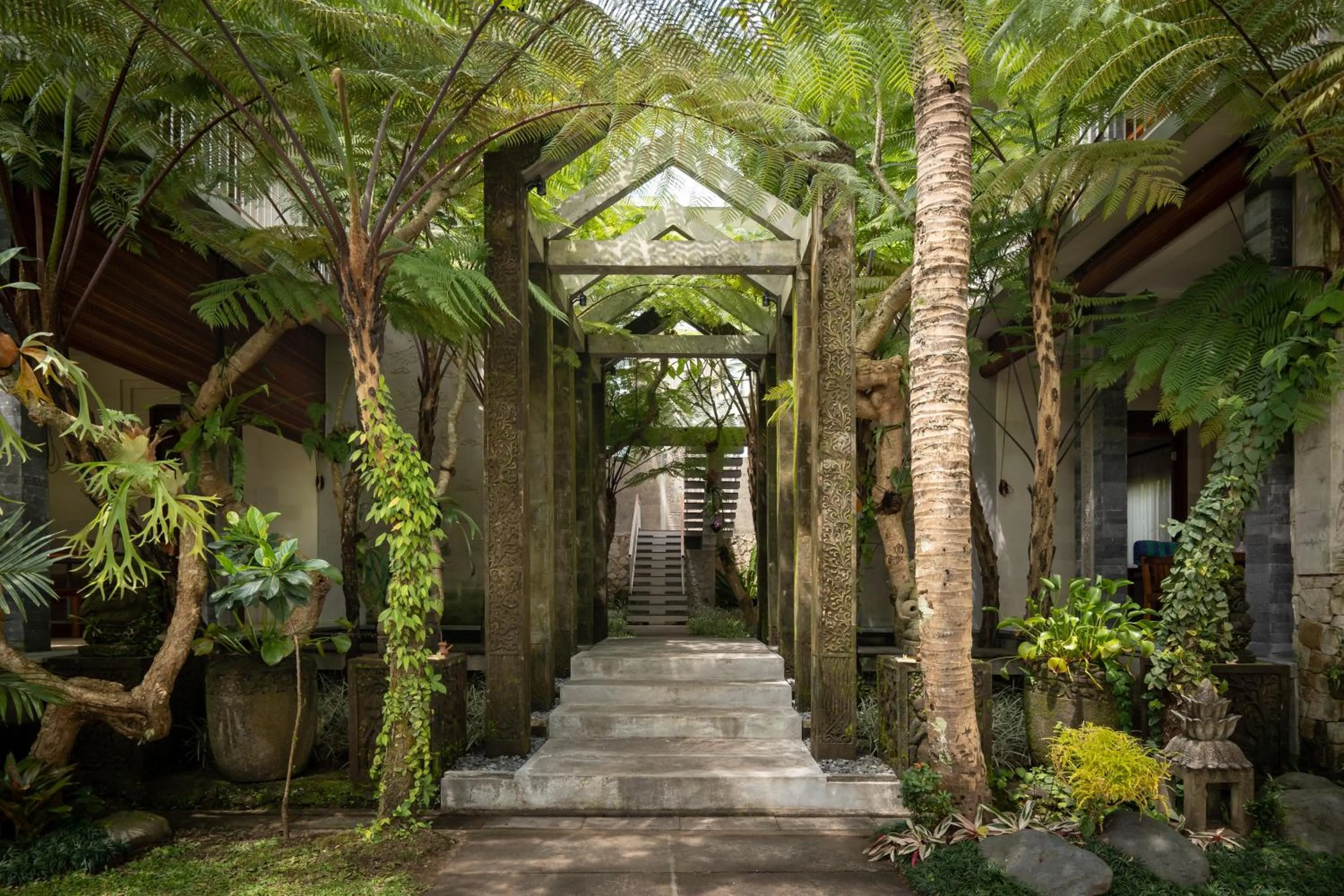 Facade/entrance in Prabhu Ubud Villa