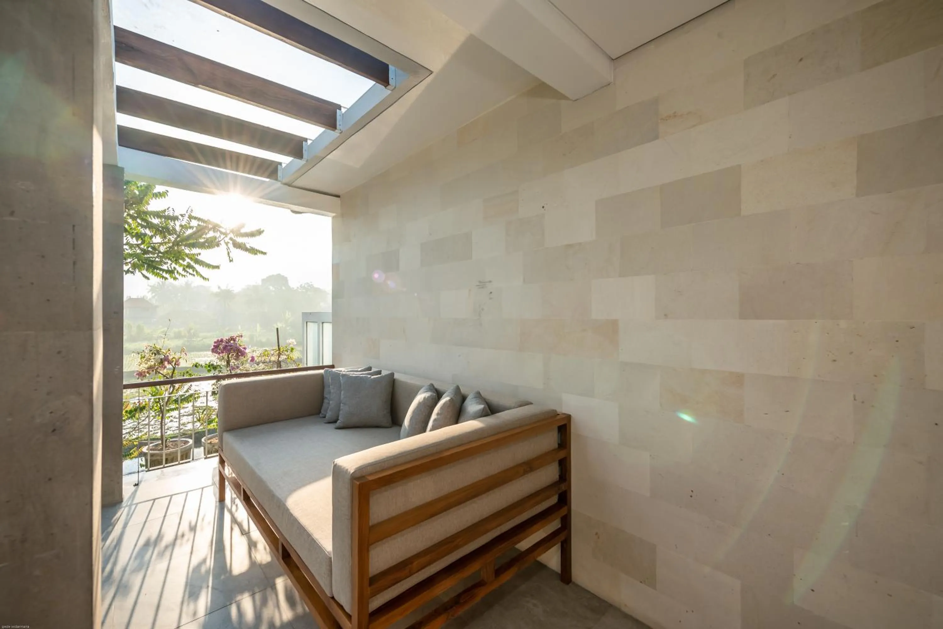 Balcony/Terrace in Prabhu Ubud Villa