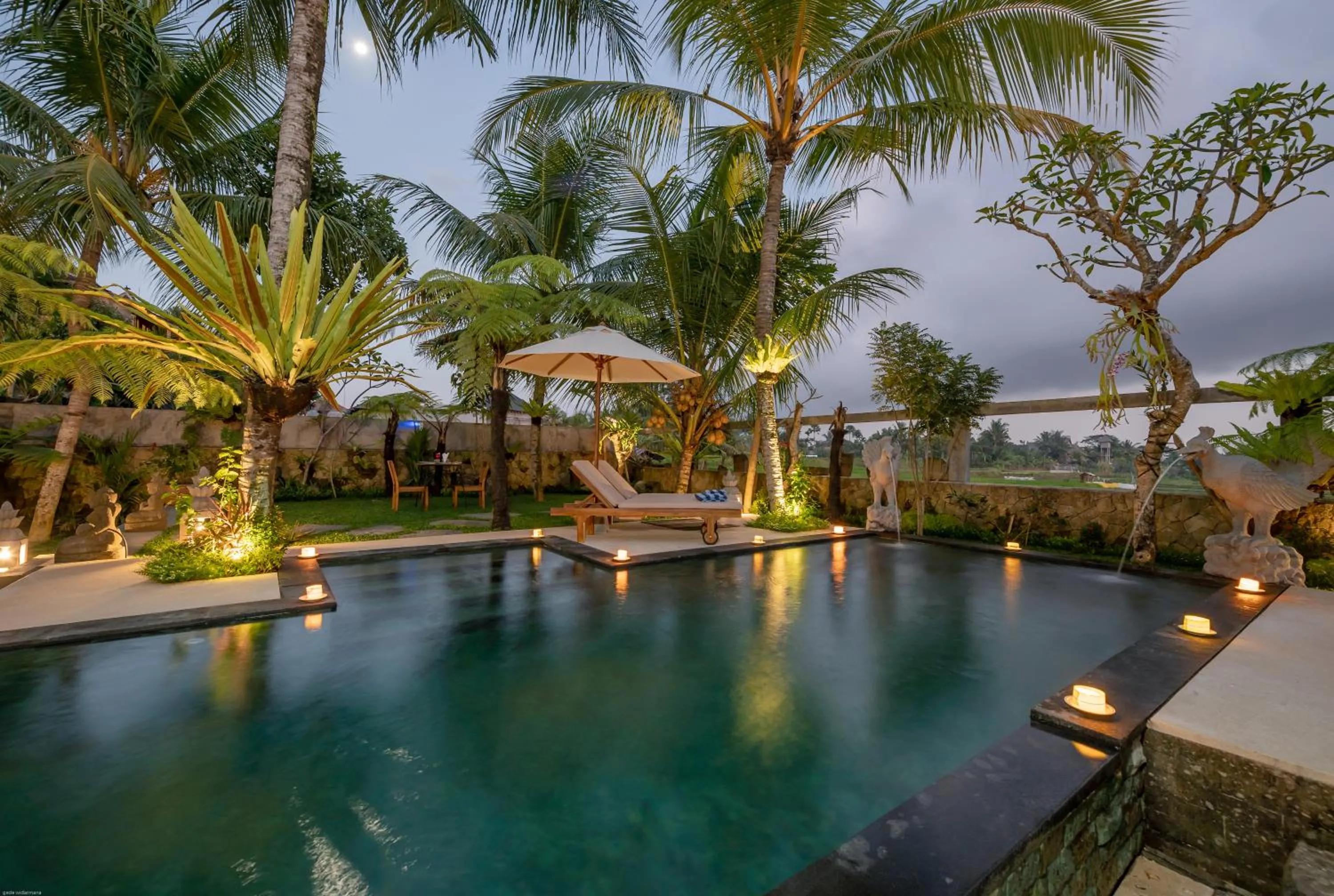 Swimming pool in Prabhu Ubud Villa