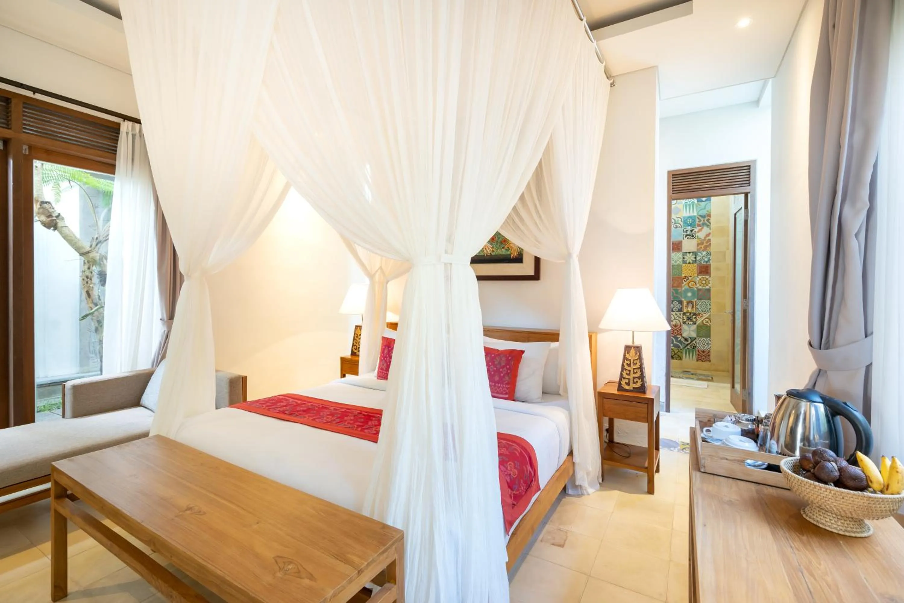 Bedroom, Bed in Prabhu Ubud Villa