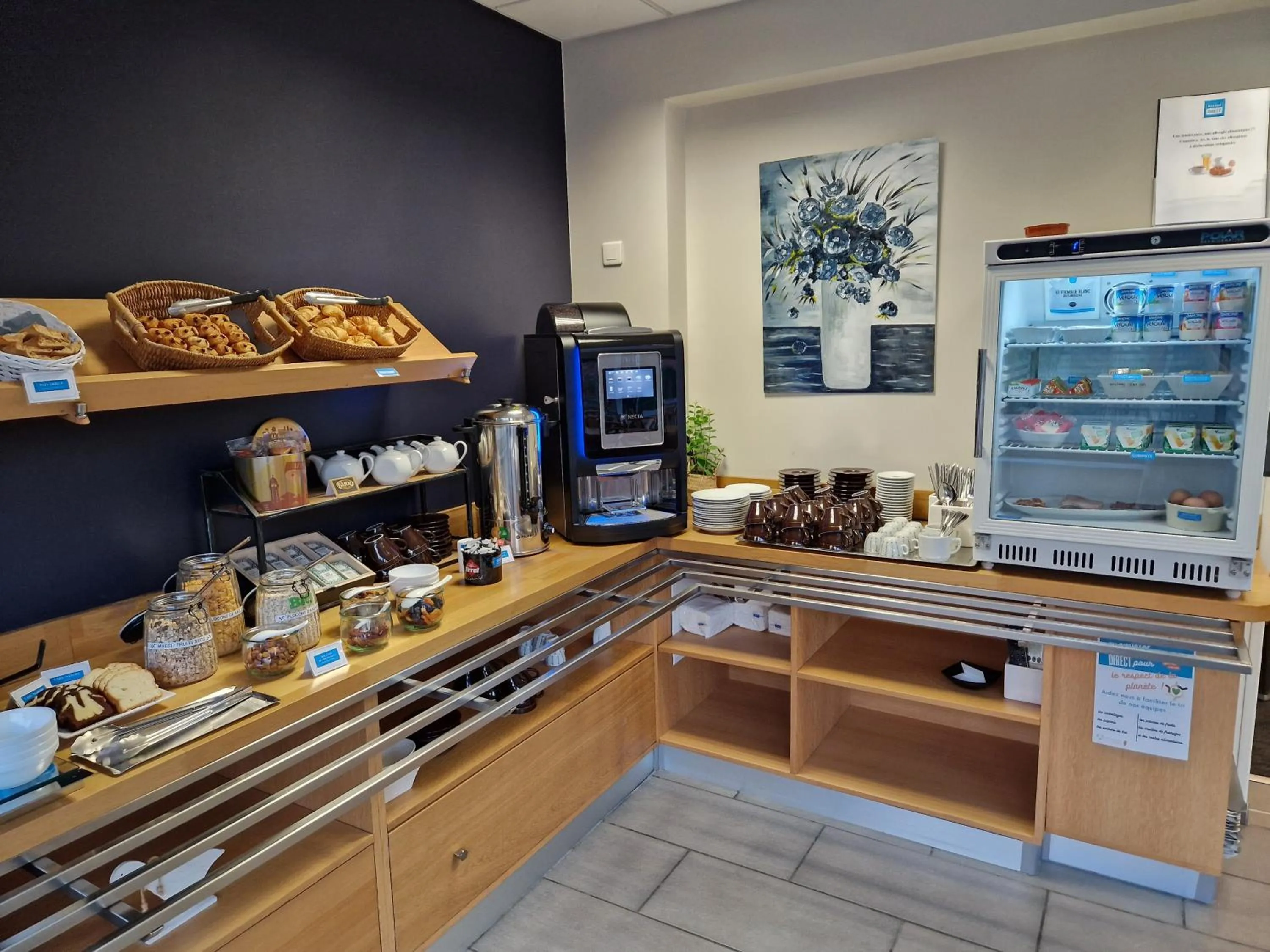 Buffet breakfast in Kyriad Direct Limoges Nord