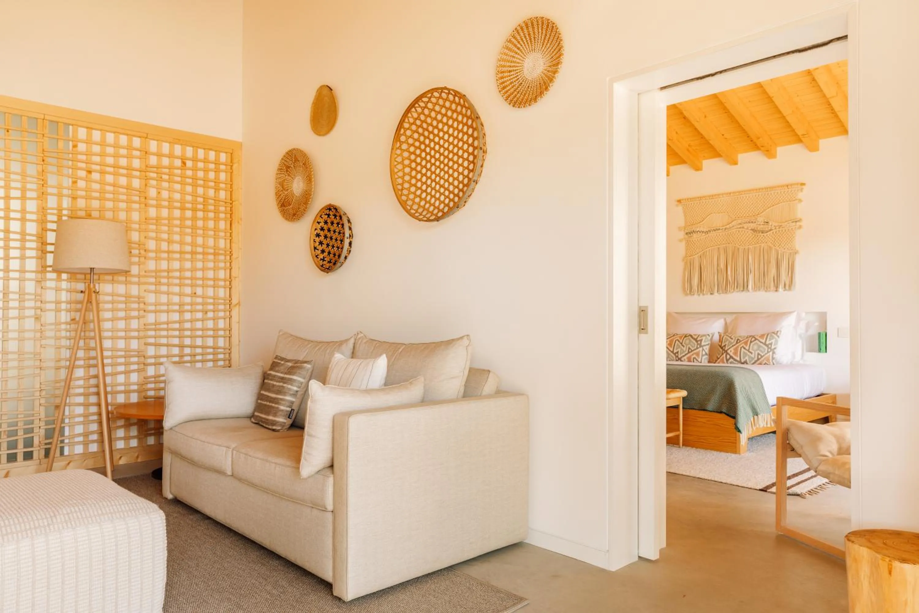 Living room, Bed in Spatia Comporta