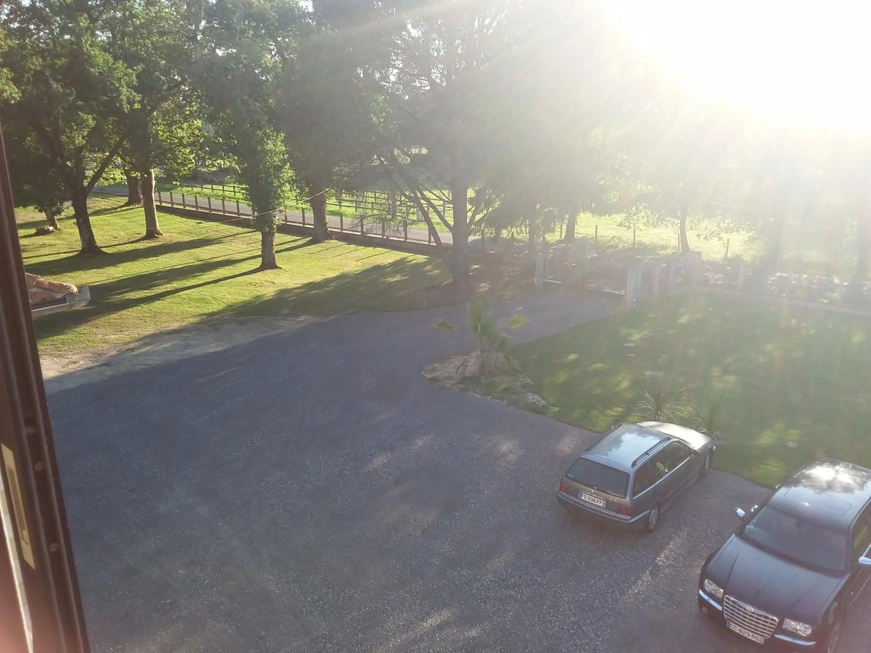 Garden view in maison d'hôtes labastide