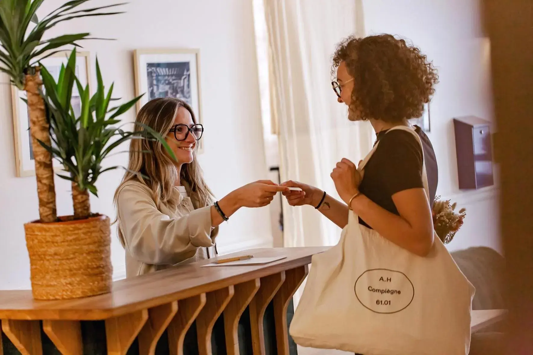 Lobby or reception in ALFRED HOTELS Compiègne Lobby or reception in ALFRED HOTELS Compiègne