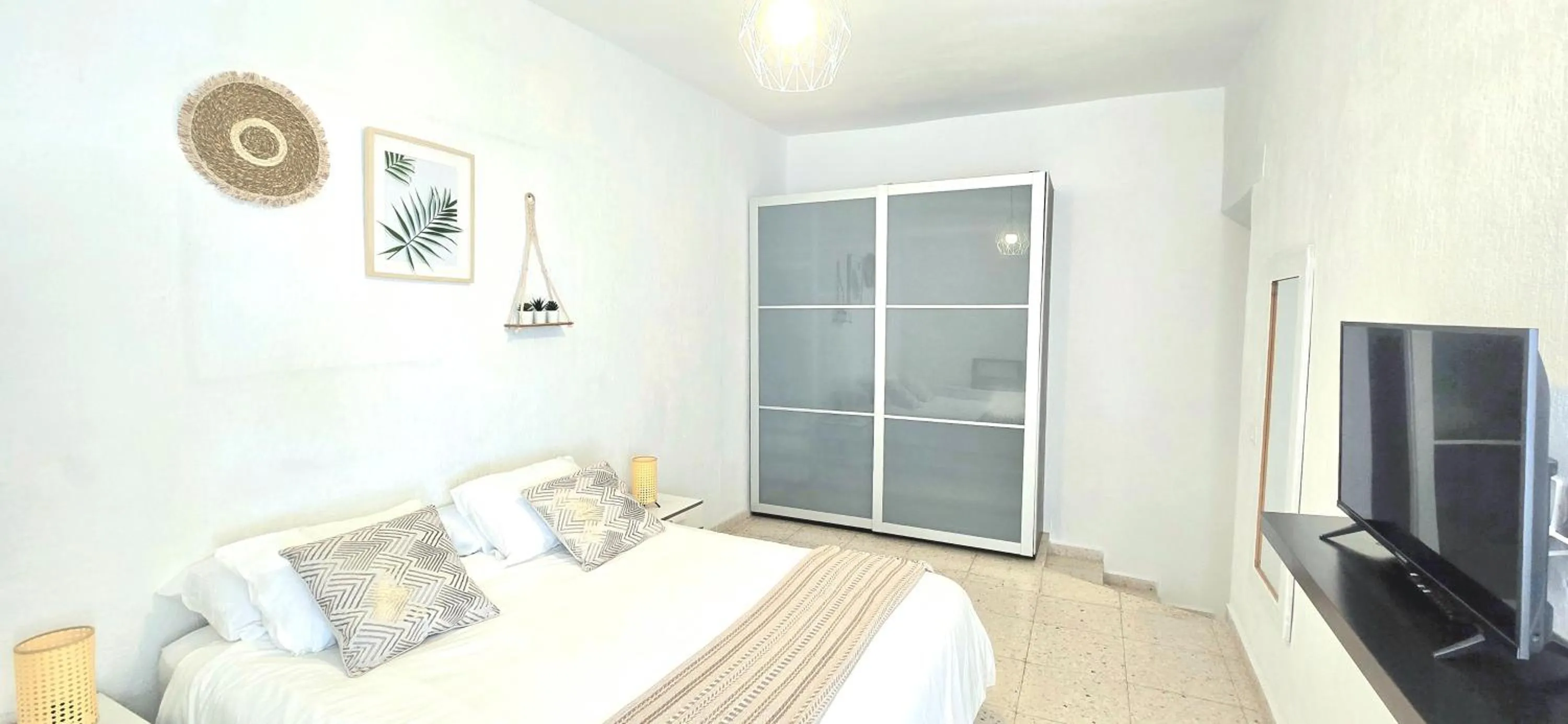 Bed in Seaview Apartment, Playa Chica, Las Gaviotas, Apartamento 311