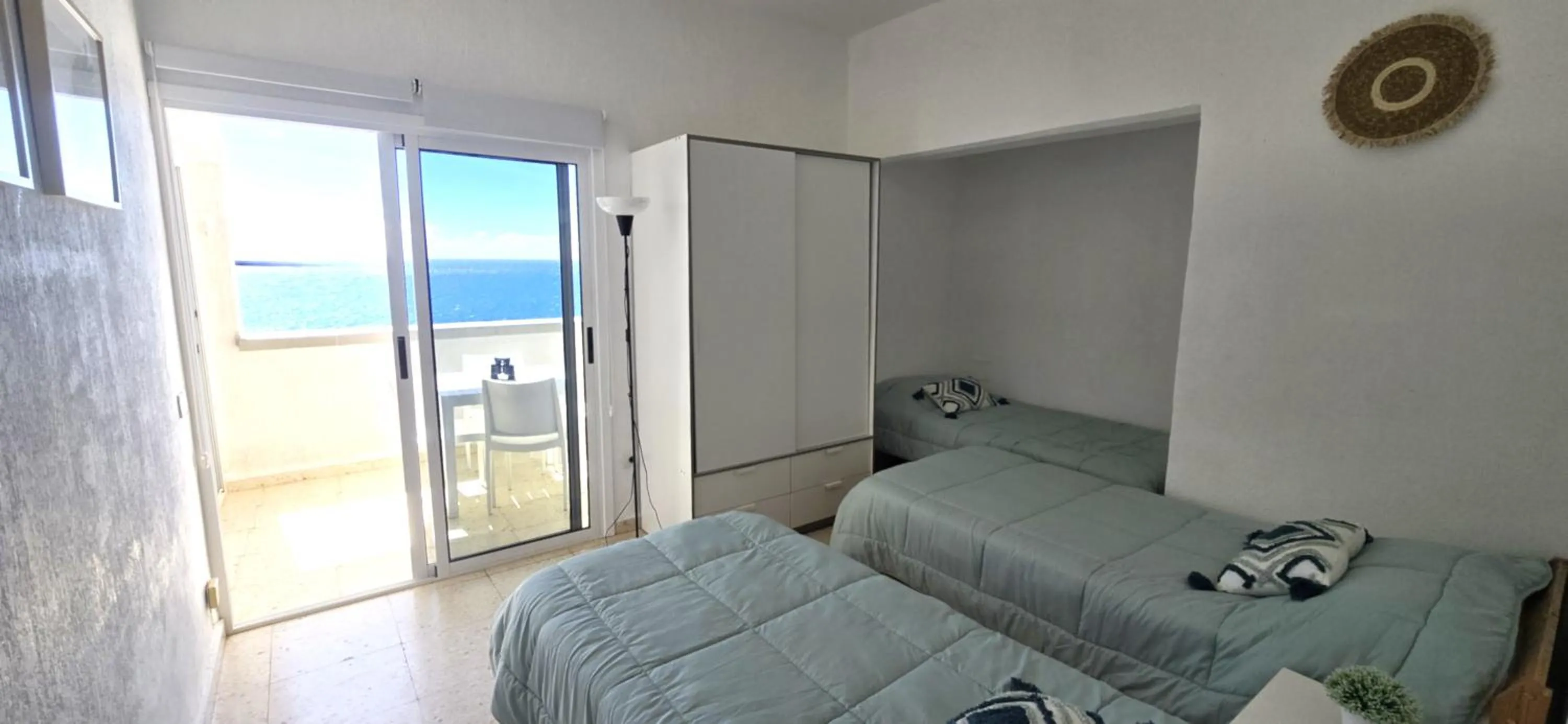 Bed in Seaview Apartment, Playa Chica, Las Gaviotas, Apartamento 311