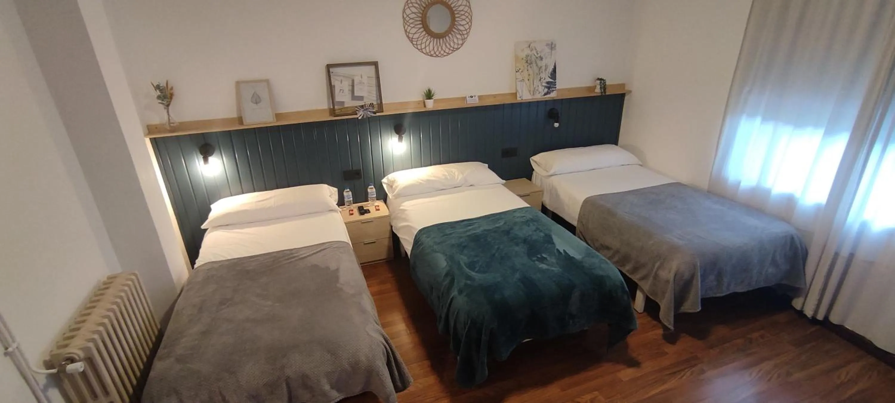 Bed in Hostal Cruce