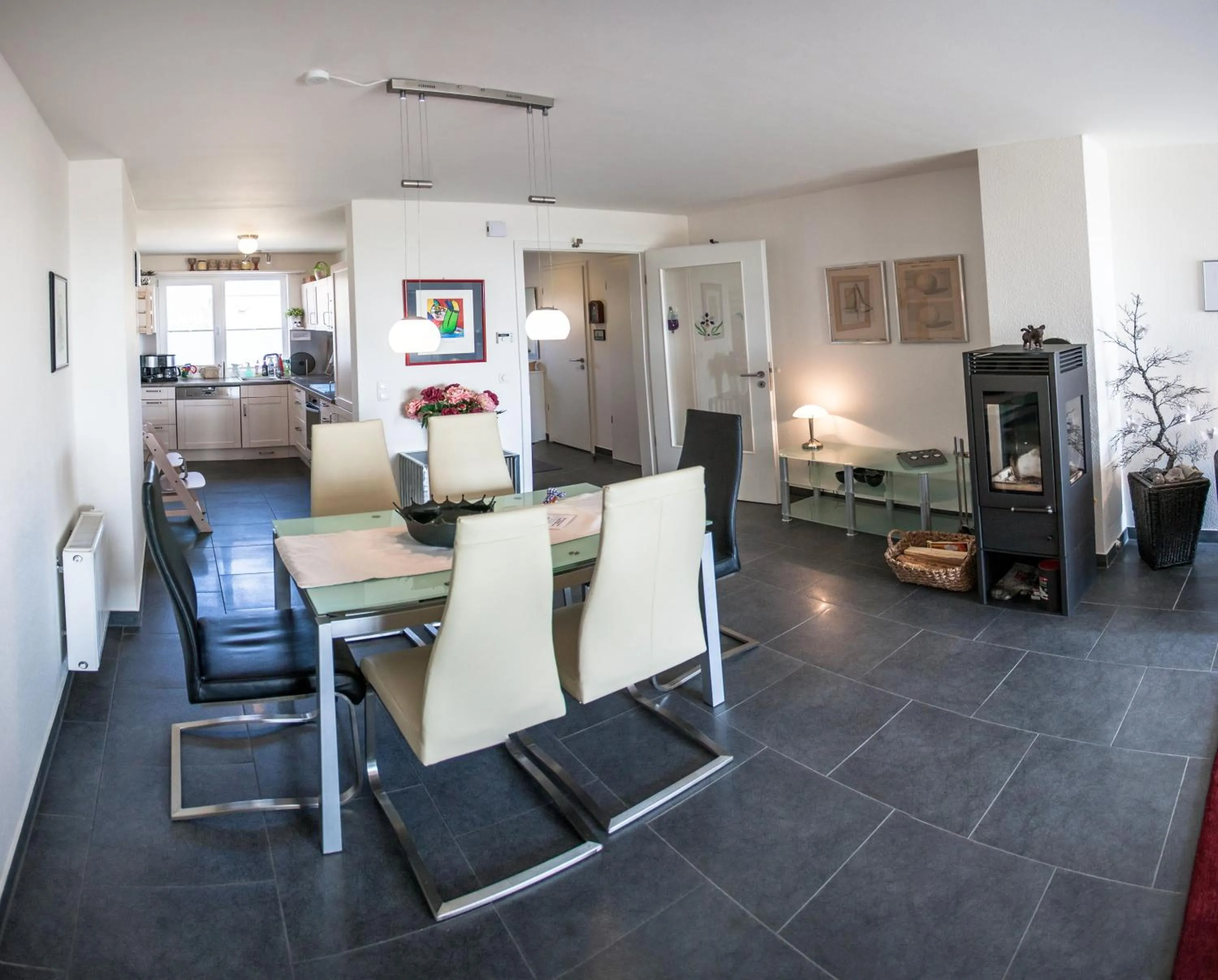 Kitchen or kitchenette in Deichhaus Brisinga
