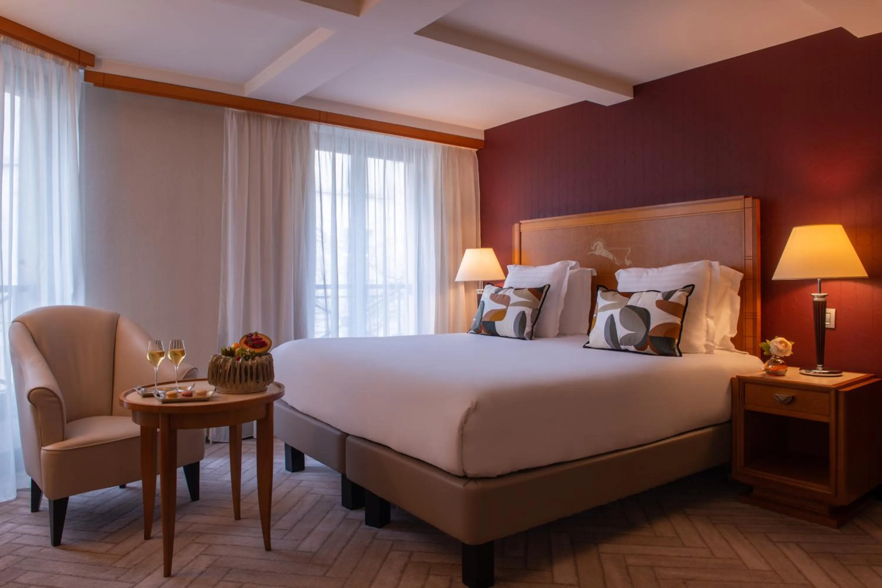 Bedroom, Bed in Les Jardins Du Marais