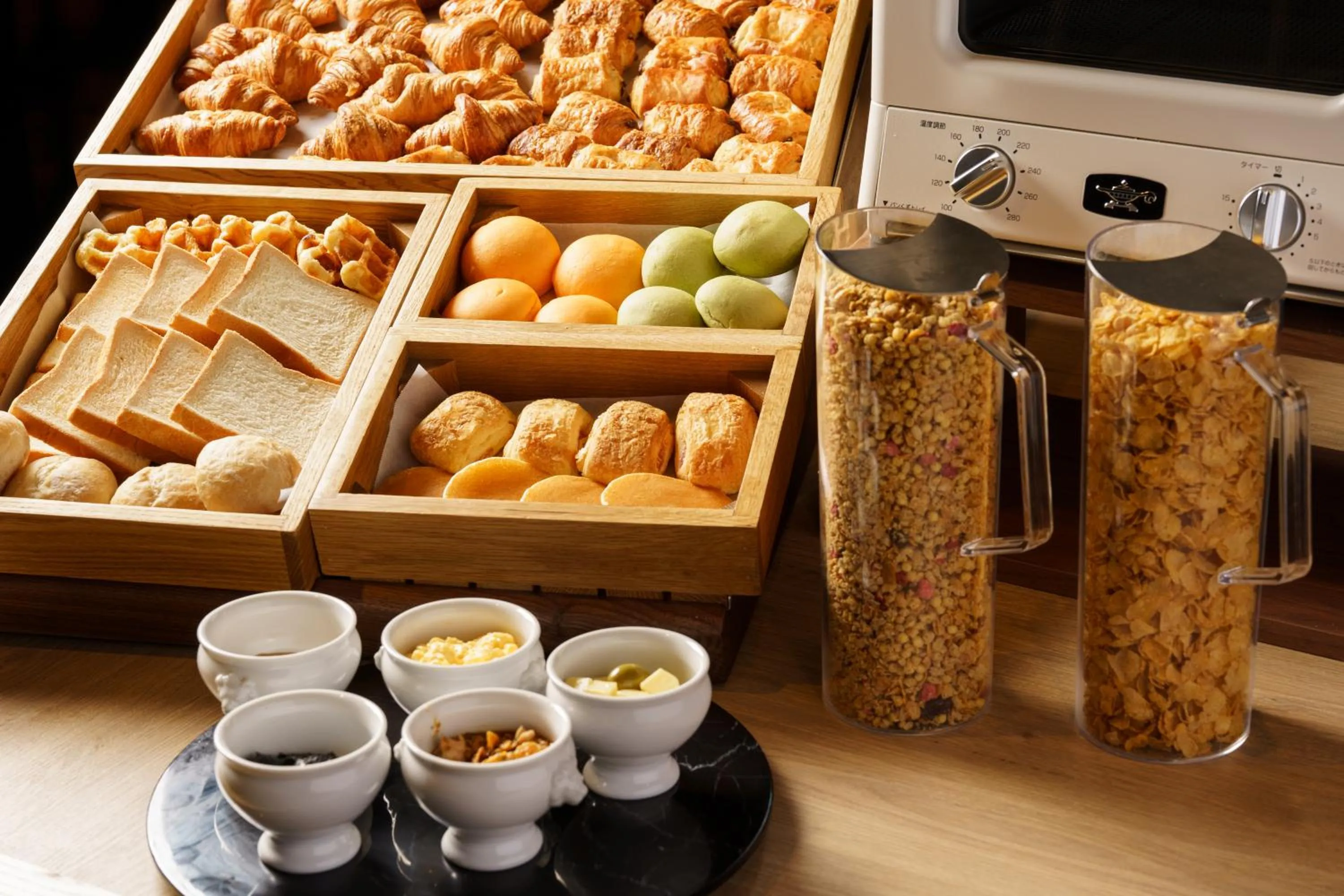 Buffet breakfast in Hotel Vista Osaka Namba