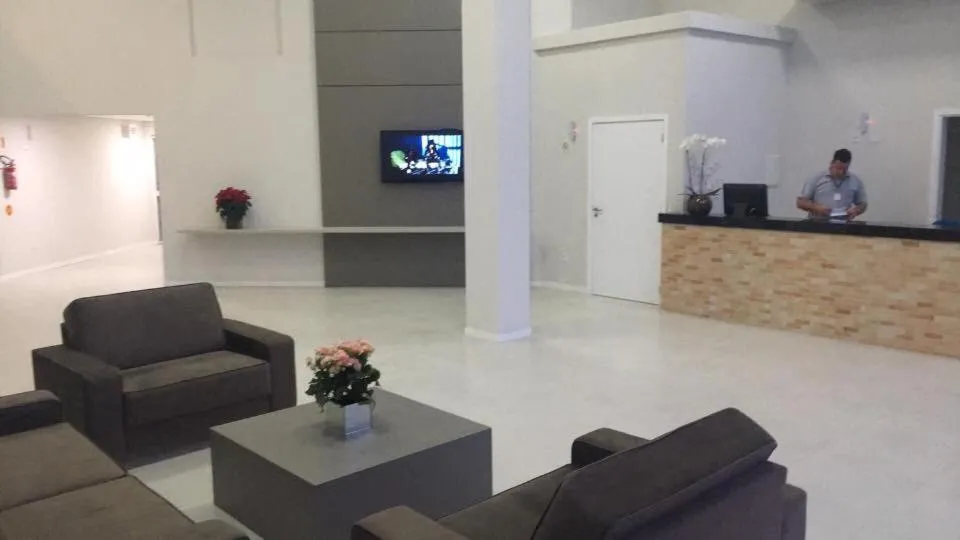 Lobby or reception in Gaivotas Apart - Frente Mar
