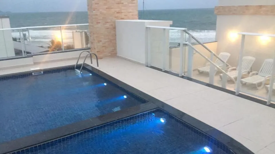 Pool view in Gaivotas Apart - Frente Mar