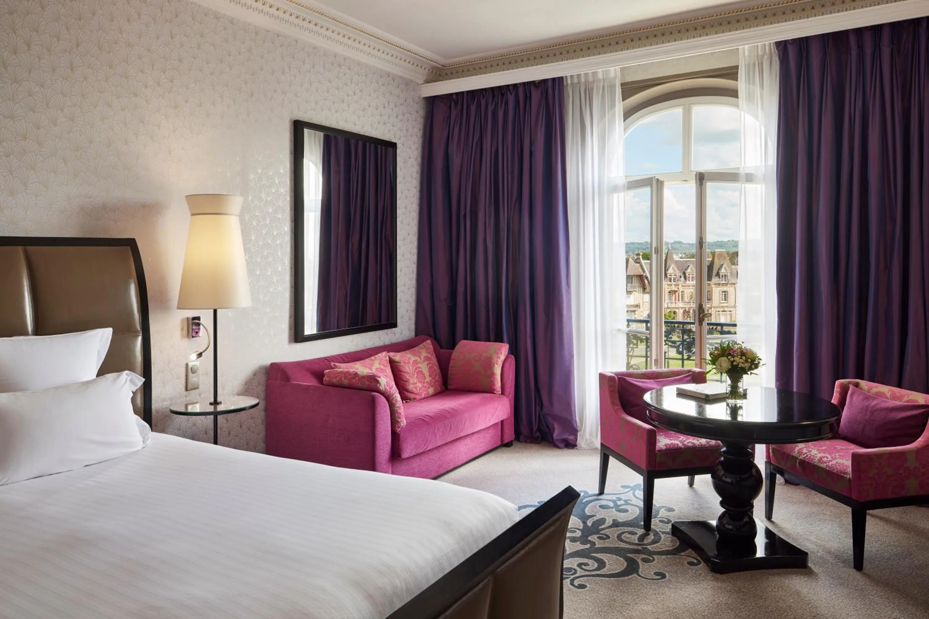 furniture, Bed in Le Grand Hotel de Cabourg - MGallery Collection