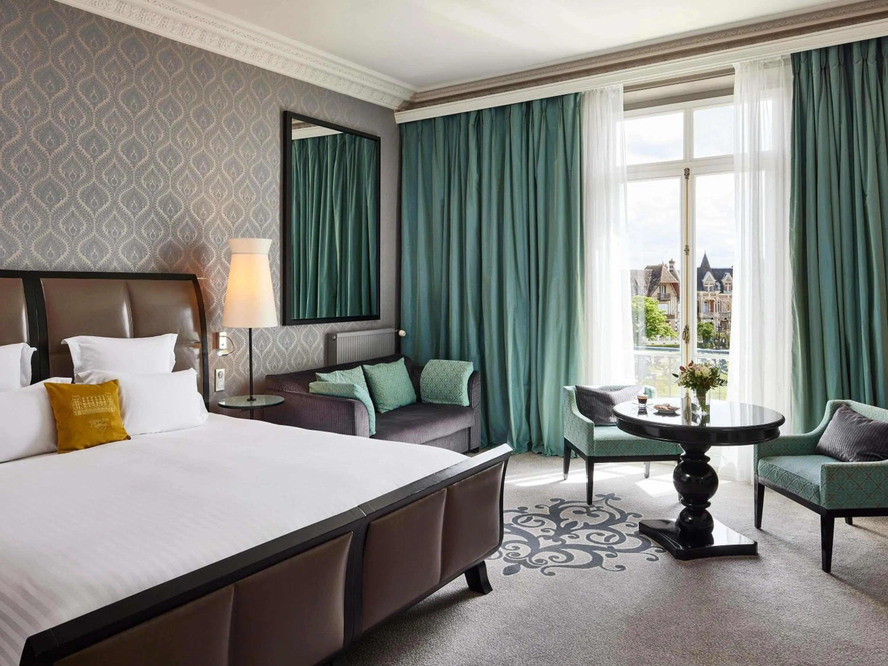 Bedroom, Bed in Le Grand Hotel de Cabourg - MGallery Collection