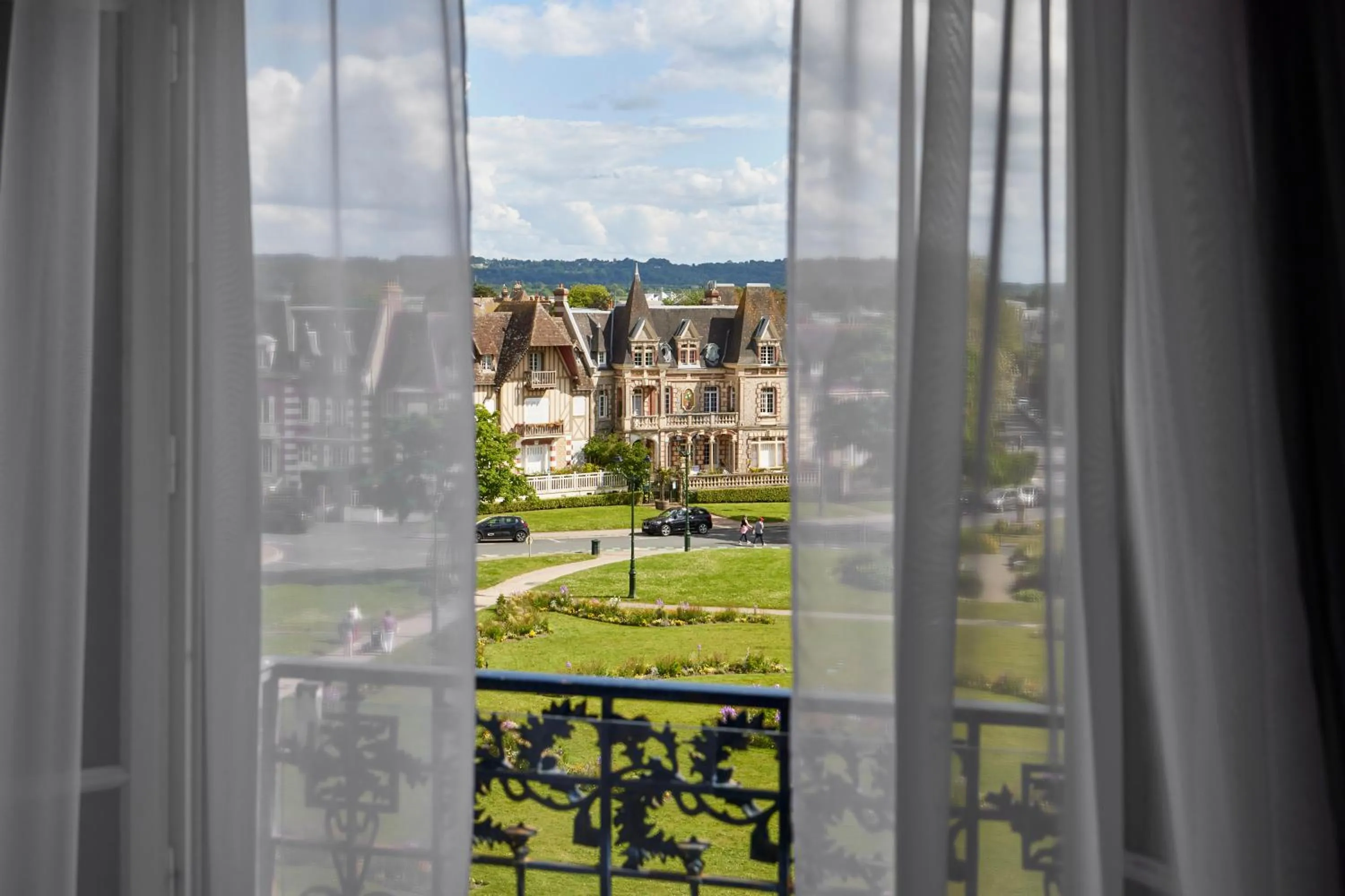 Garden view in Le Grand Hotel de Cabourg - MGallery Collection