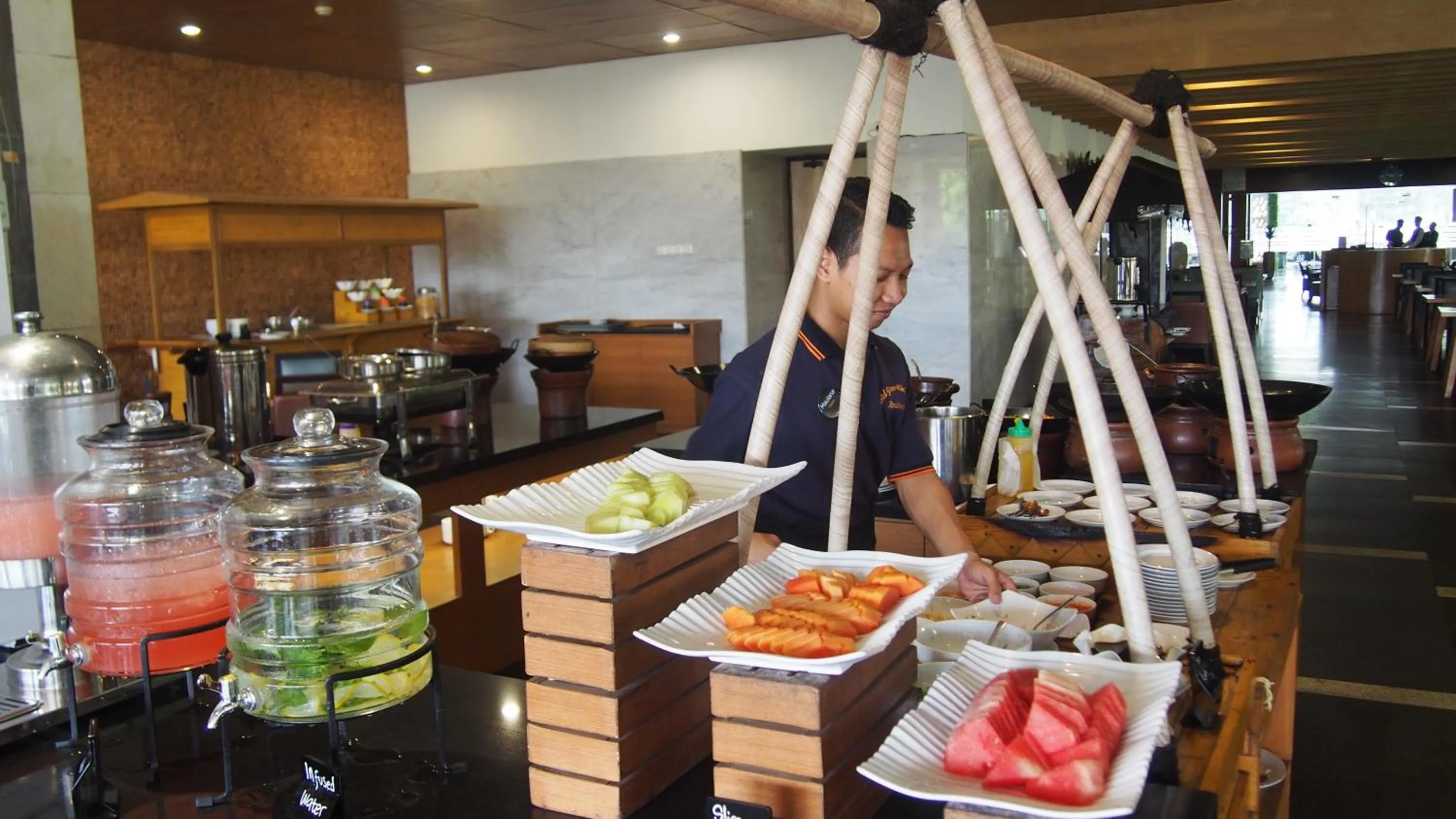 Breakfast in Hotel Gren Alia Jakarta