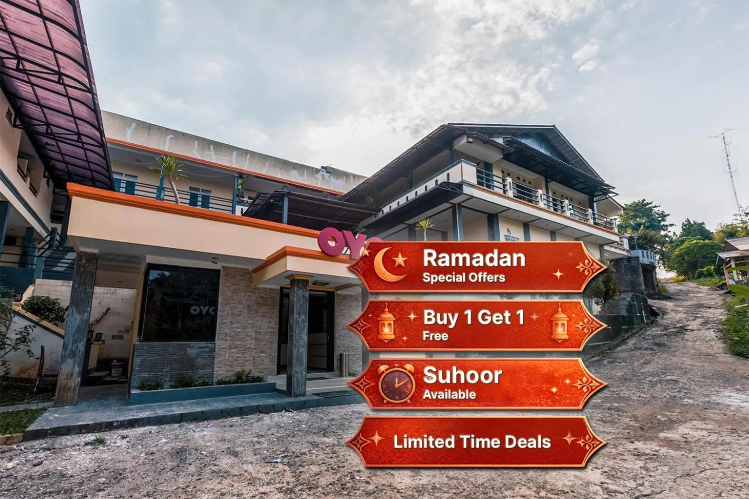 Property building in Hotel O Bogor Puncak Near Padang Golf Bukit Pelangi Formerly Gunung Geulis Village