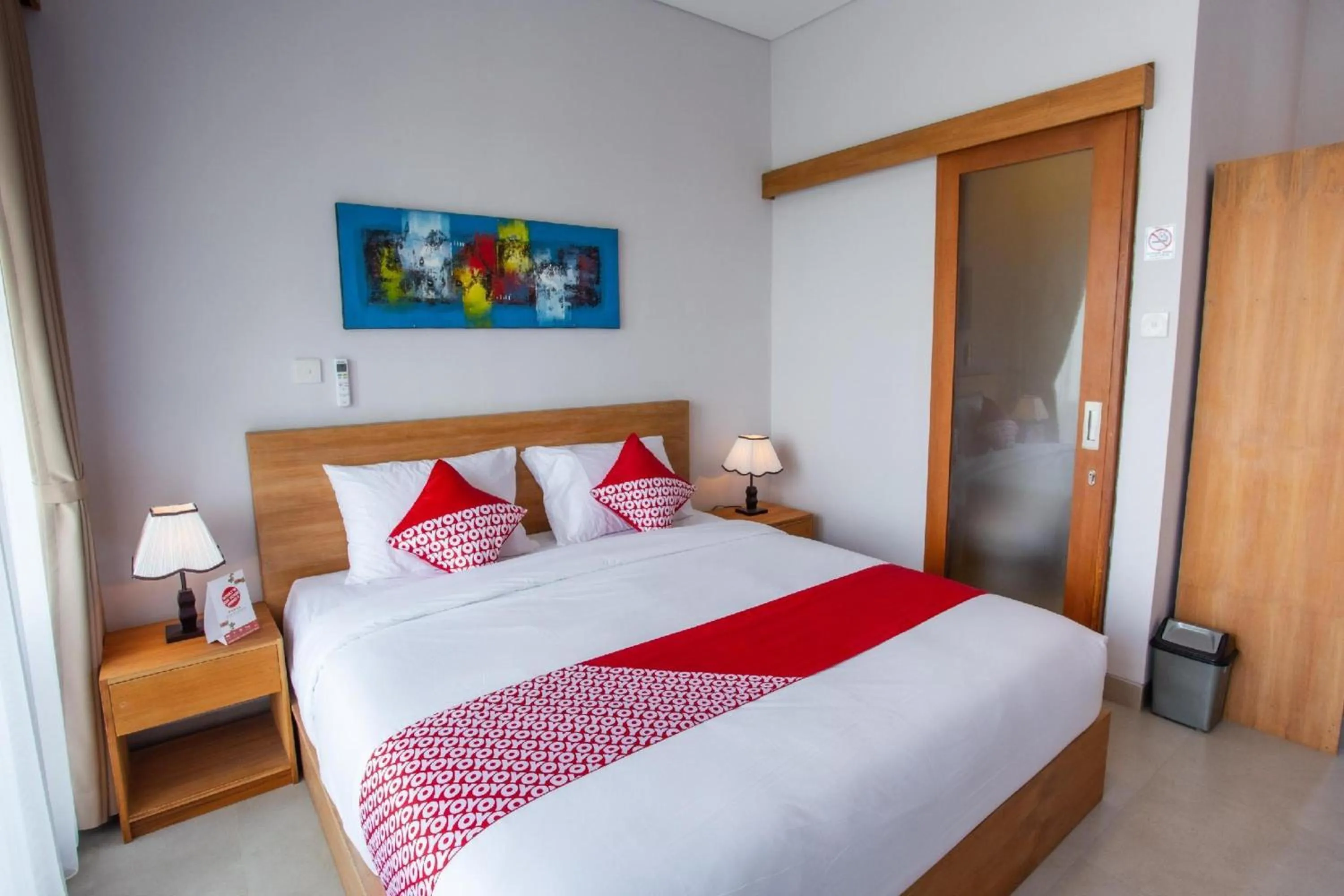 Bedroom, Bed in Hotel O Pondok 789 Near Canggu Echo beach