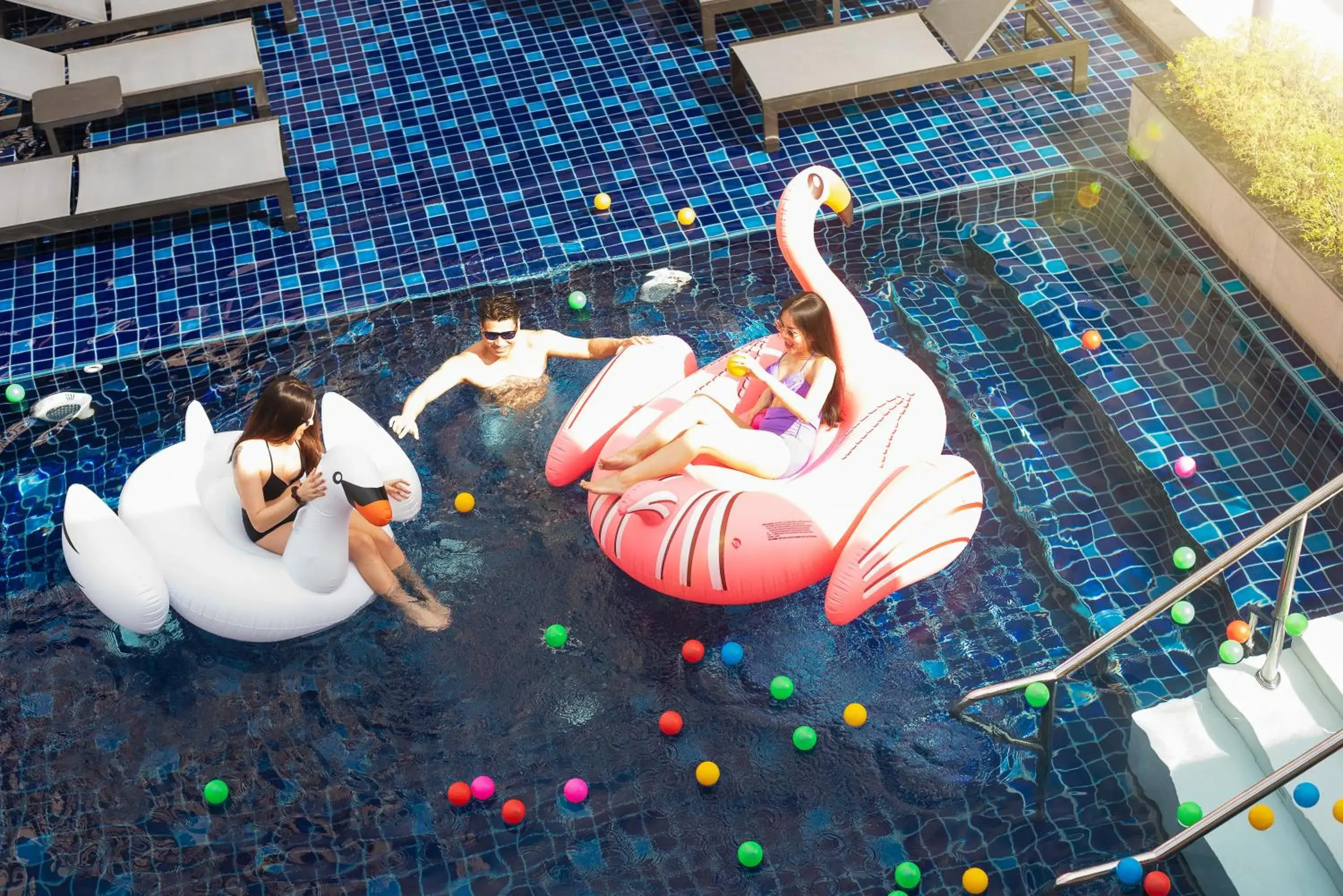 Swimming pool in Eleven Hotel Bangkok Sukhumvit 11 Swimming pool in Eleven Hotel Bangkok Sukhumvit 11