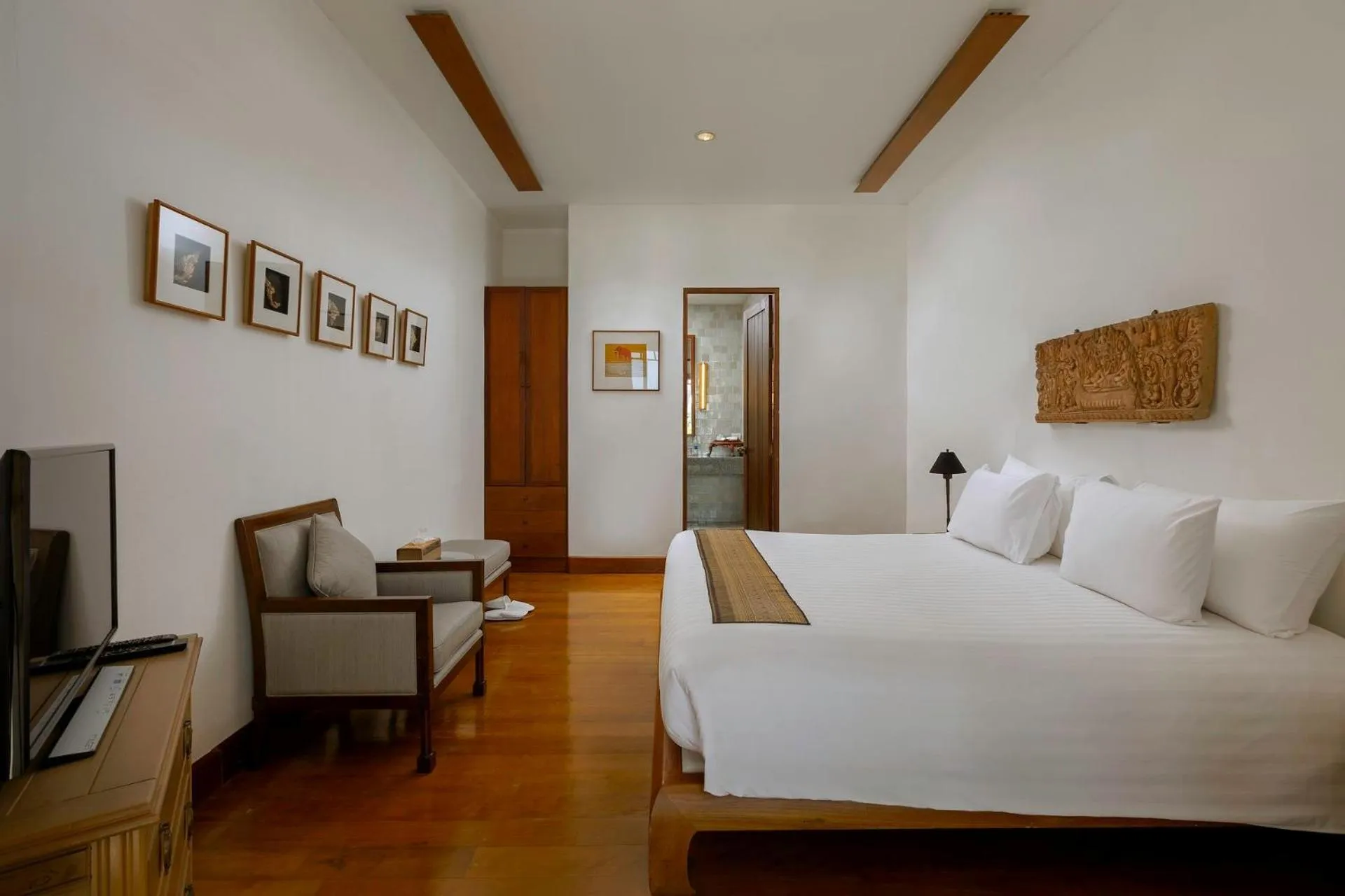 Bed in Villa Praison