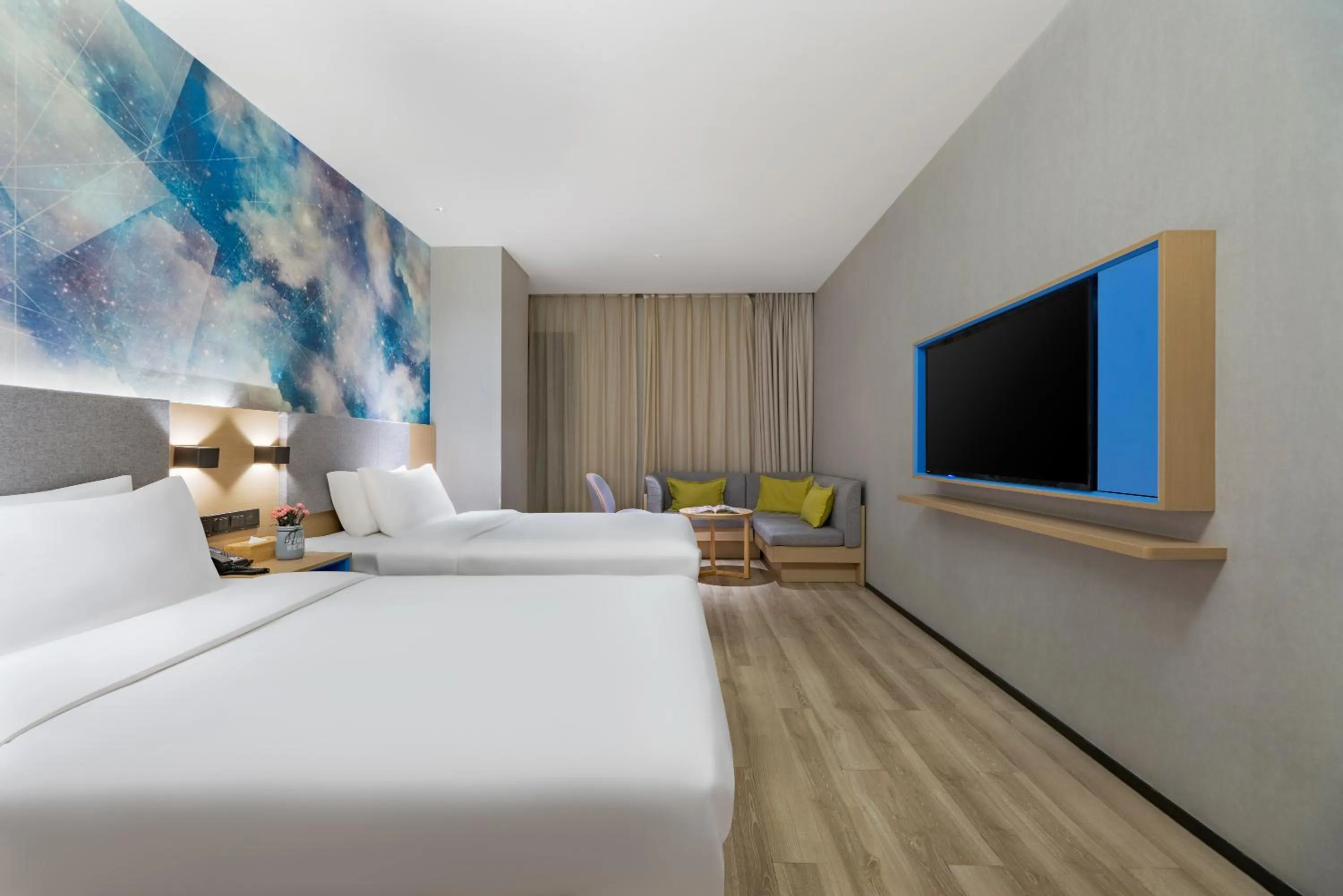 Bed in StarWay Hotel - Xi'an Bell Tower Muslim Street